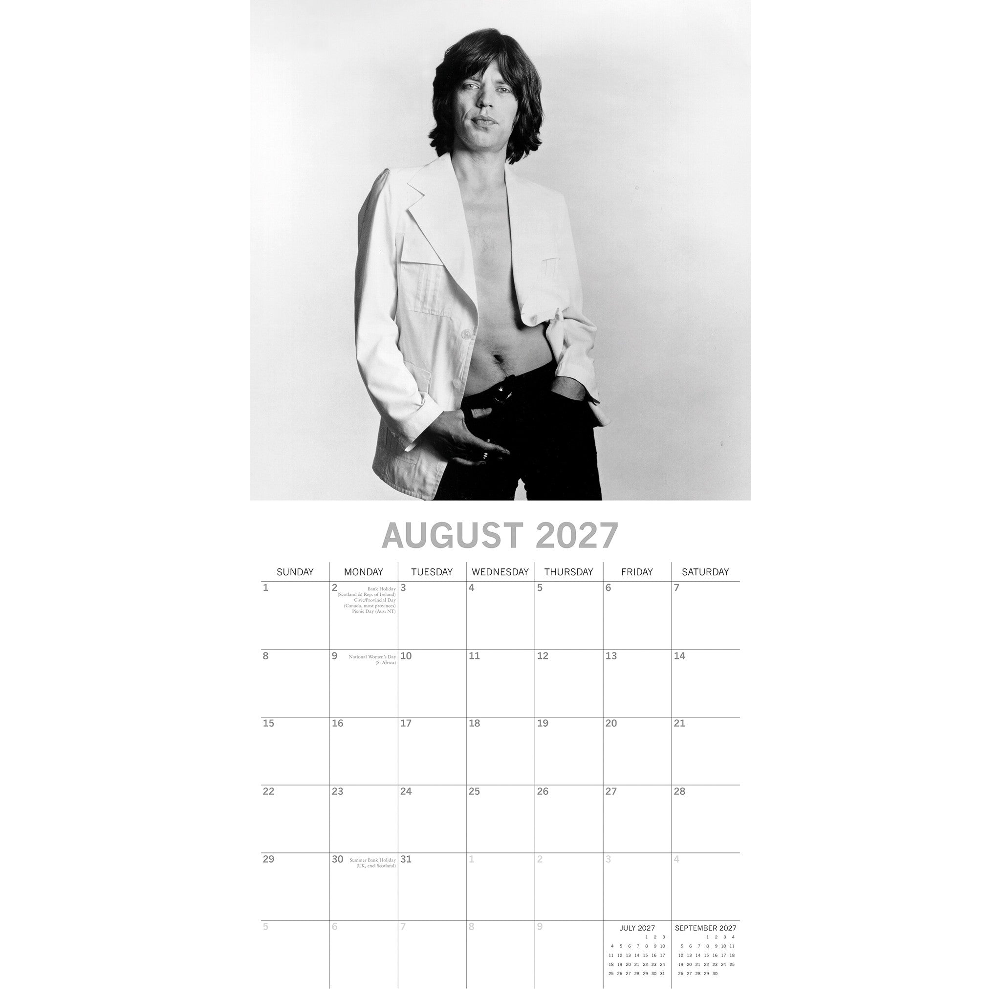 The Stones 2027 Wall Calendar