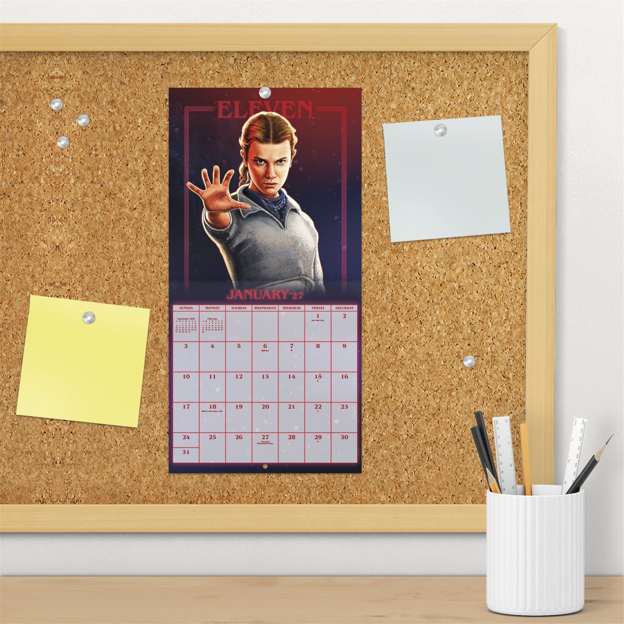 Stranger Things 2027 Mini Calendar