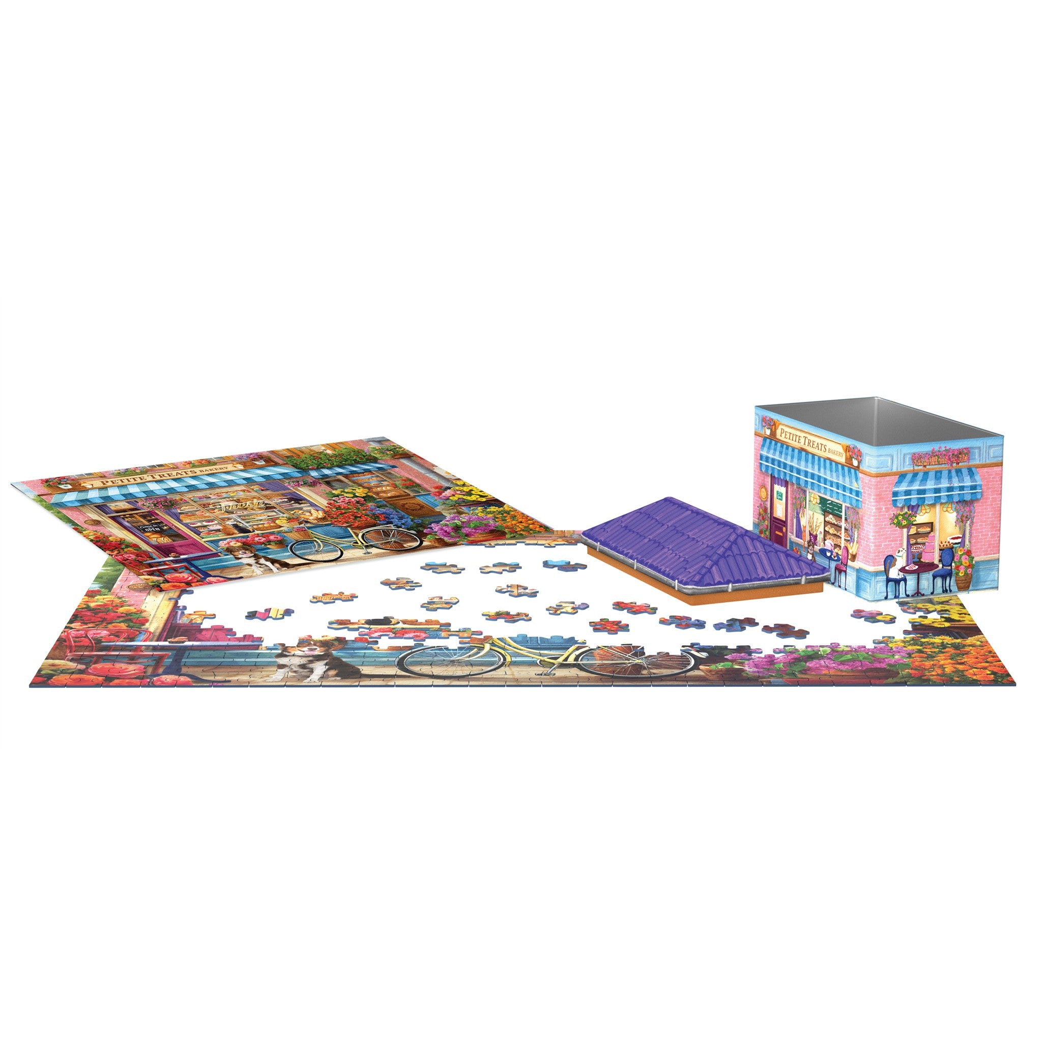 Bakery Shop Shaped Tin 550 Piece Puzzle