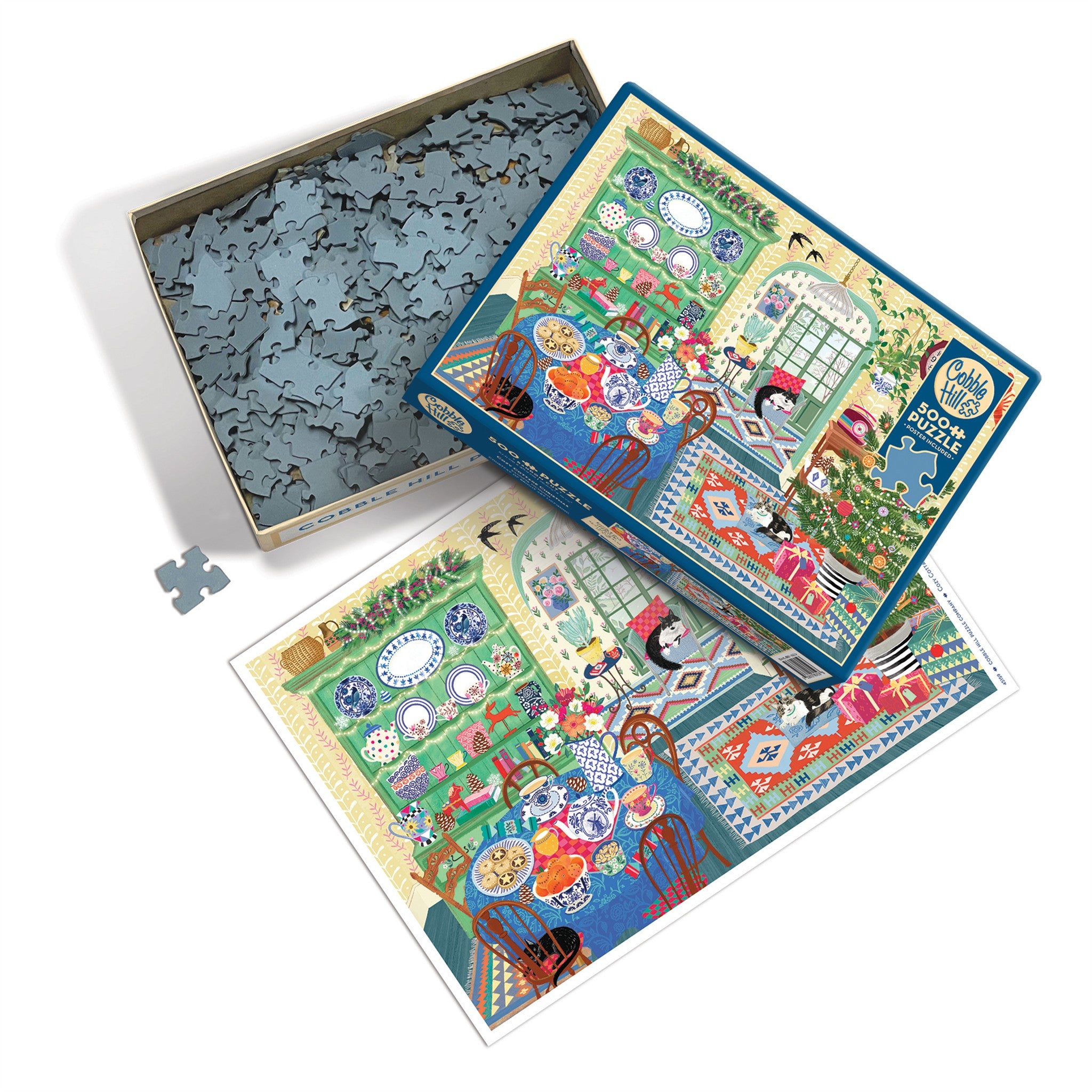 Cozy Cottage Christmas Exclusive 500 Piece Puzzle