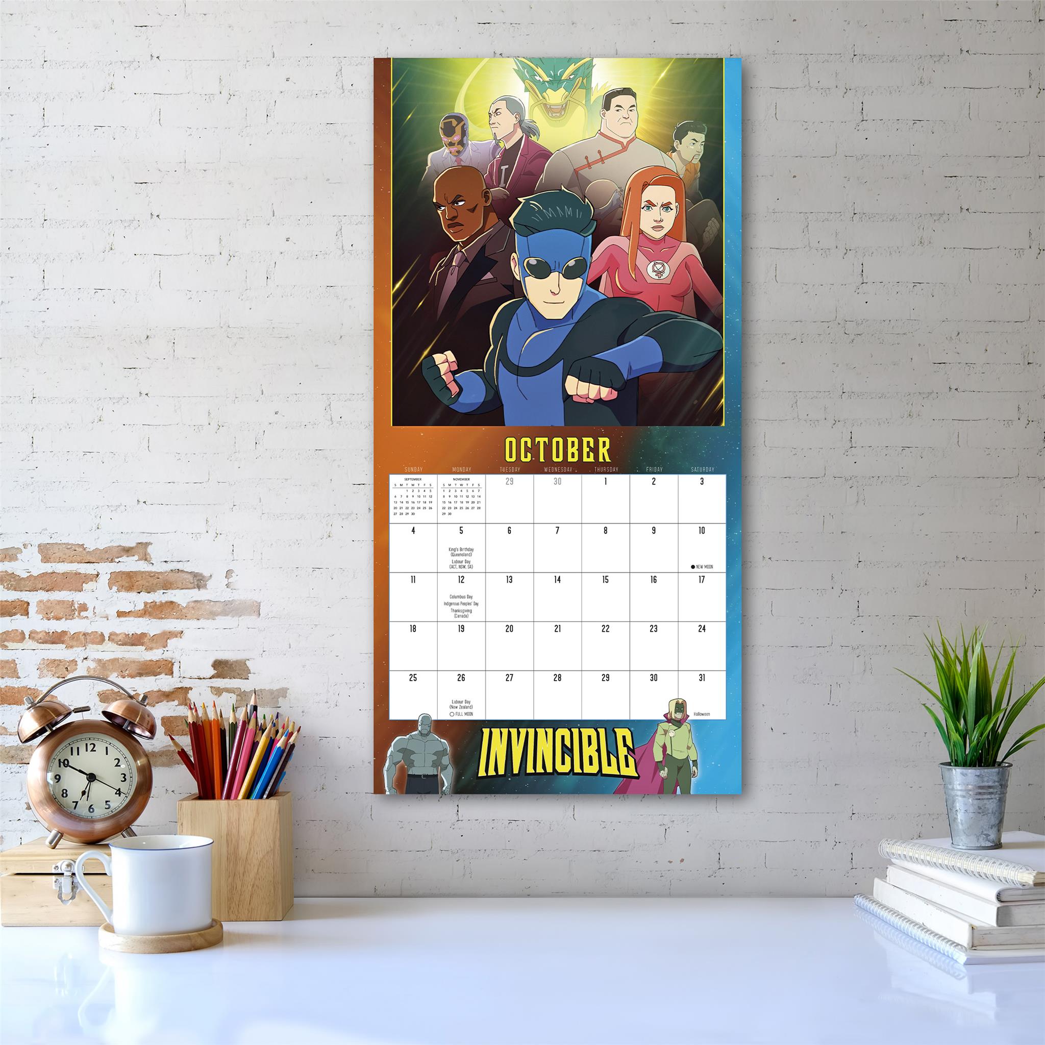 Invincible 2026 Wall Calendar - Online Only