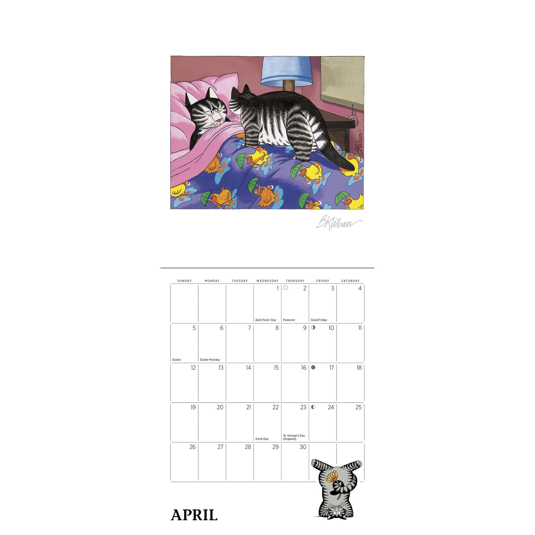 B Kliban Cat 2026 Mini Calendar - Online Only