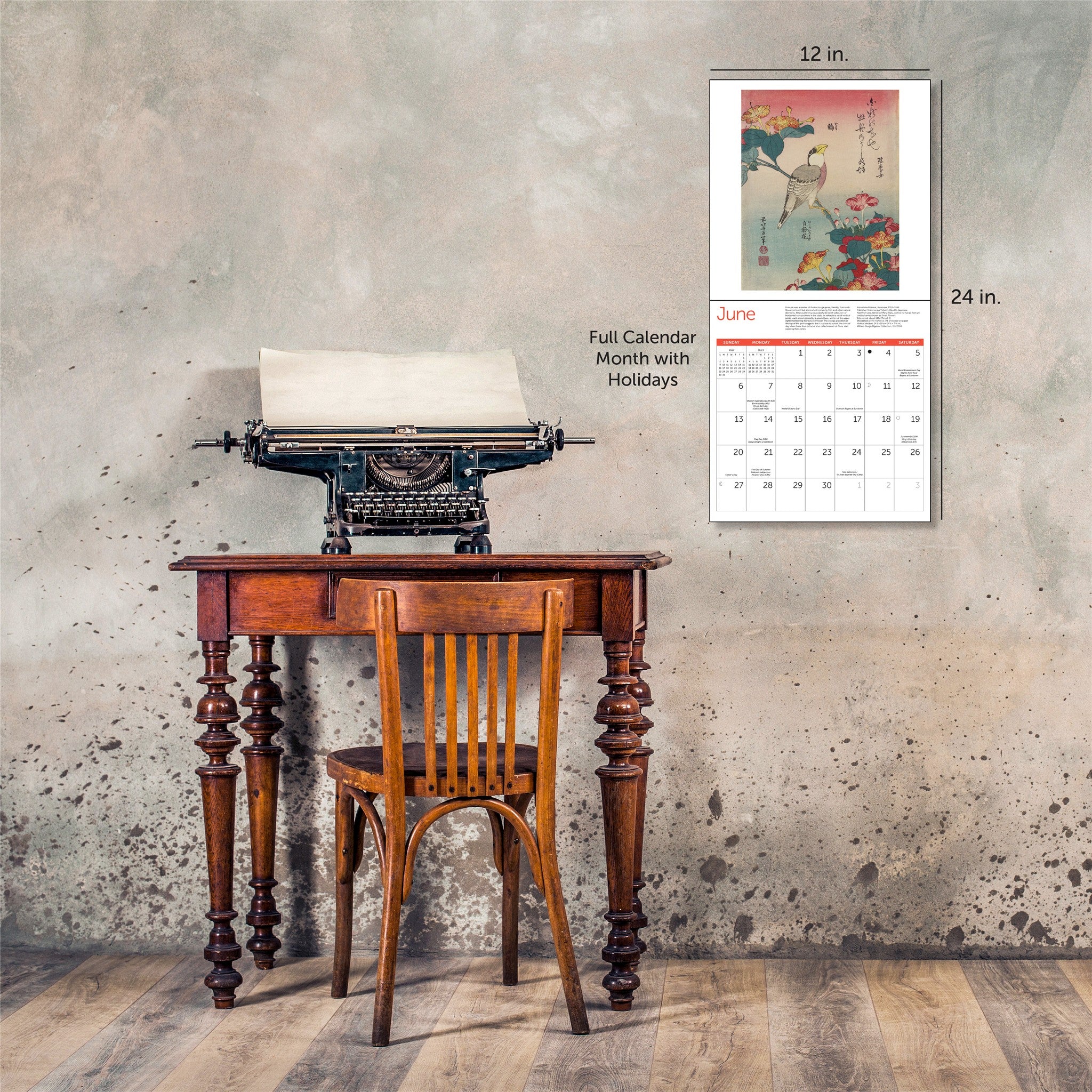 Japanese Woodblocks MFA Boston 2027 Wall Calendar