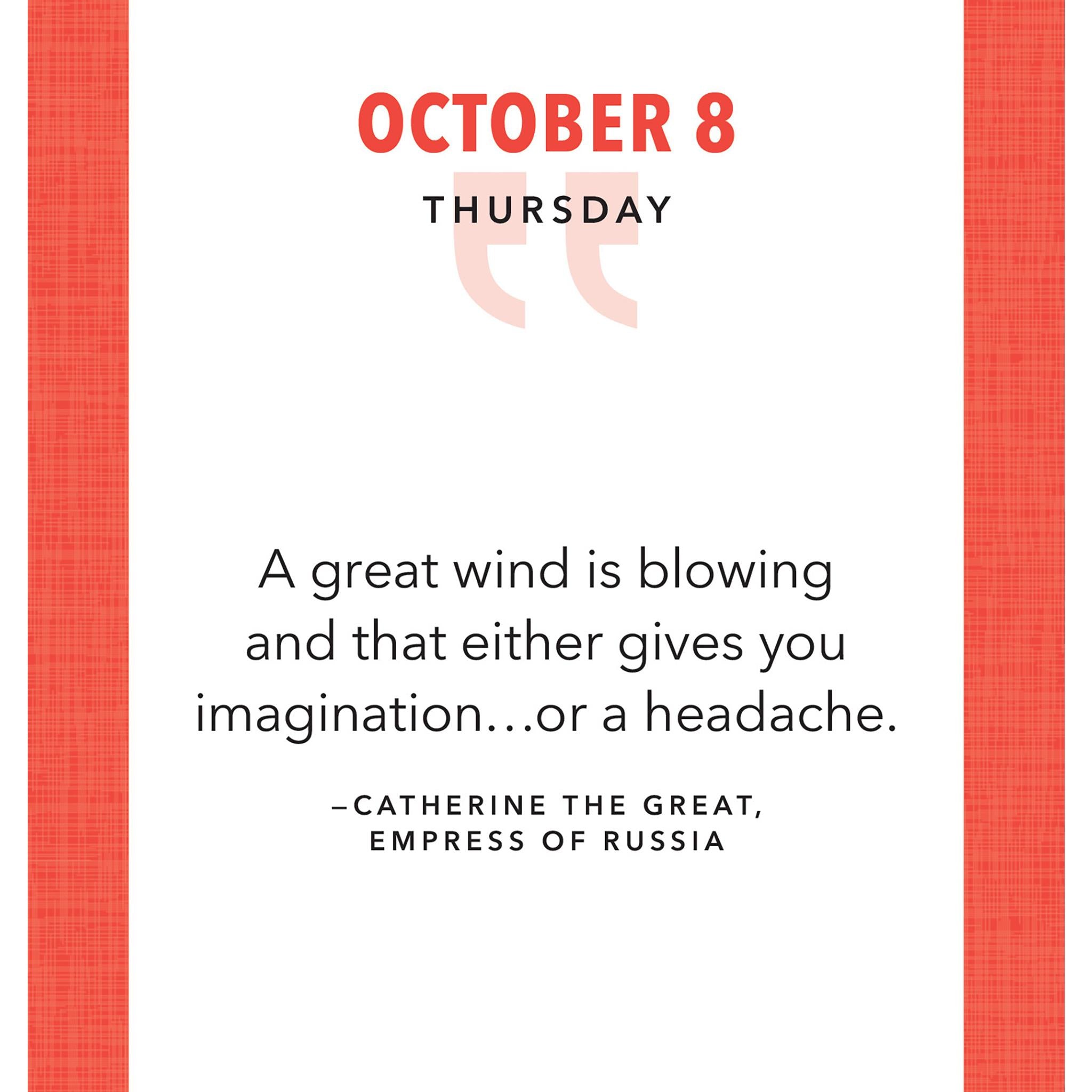 Great Quotes From Great Leaders 2026 Box Calendar - Online Only