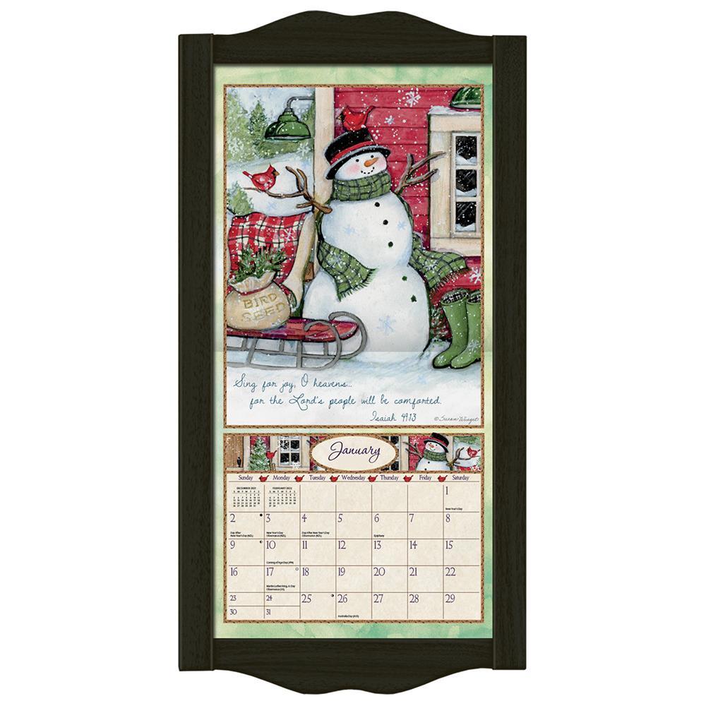 Black Diamond Slim Calendar Frame