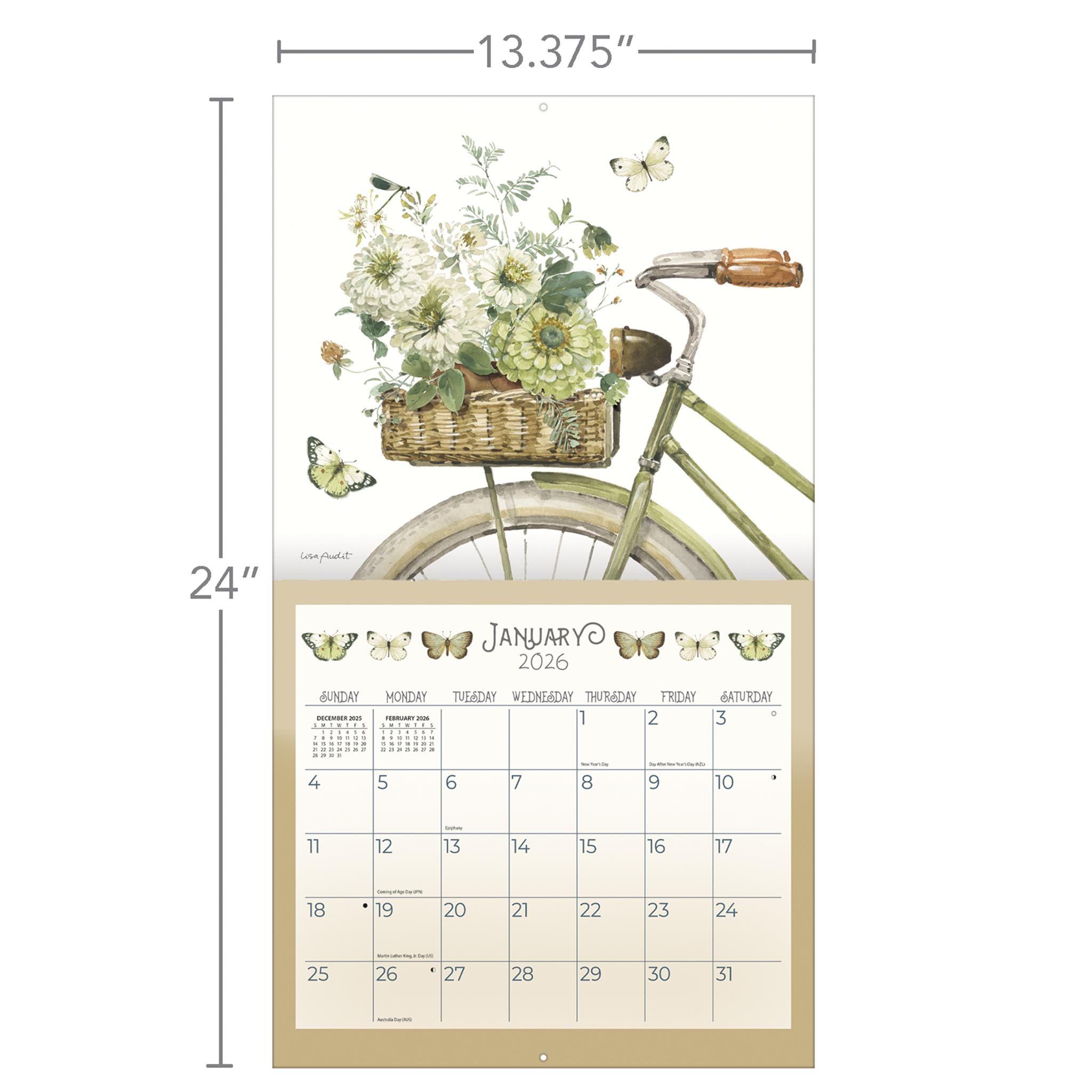 A Beautiful Ride 2026 Deluxe Wall Calendar
