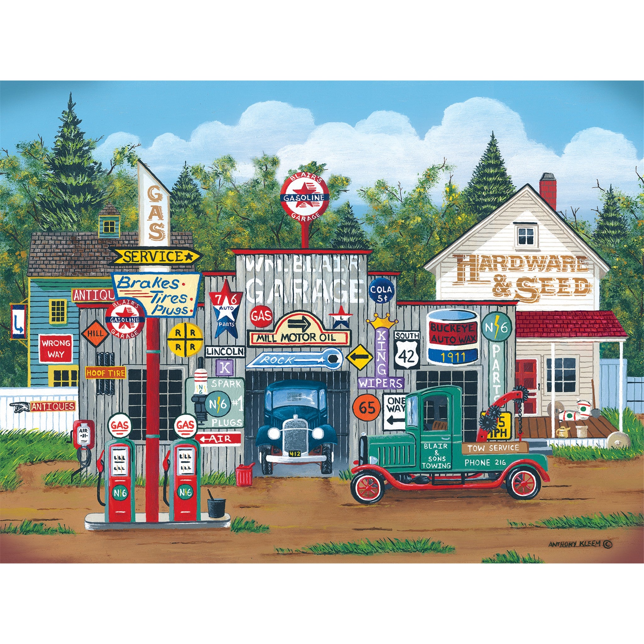 The Ol' Roadside Garage 275 Piece Puzzle