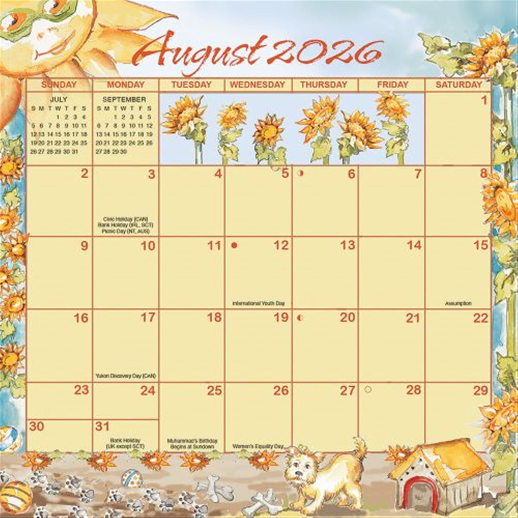 Joyful Seasons Magic Grip 2025-2026 Mini Calendar