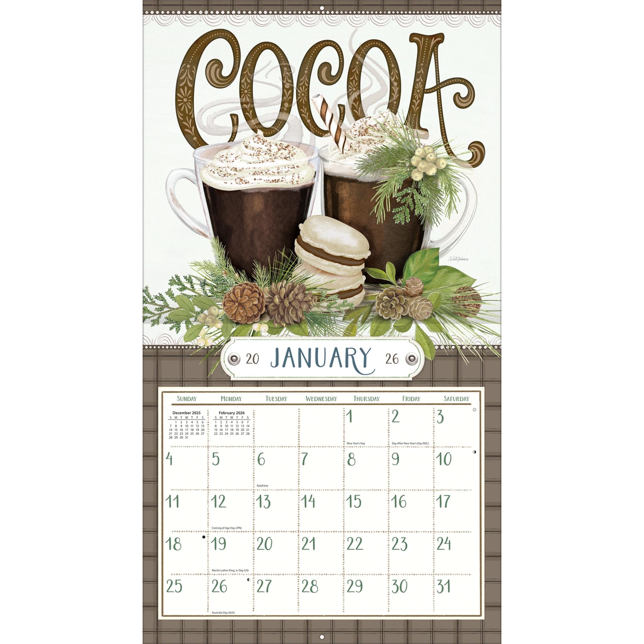 Love To Cook 2026 Wall Calendar
