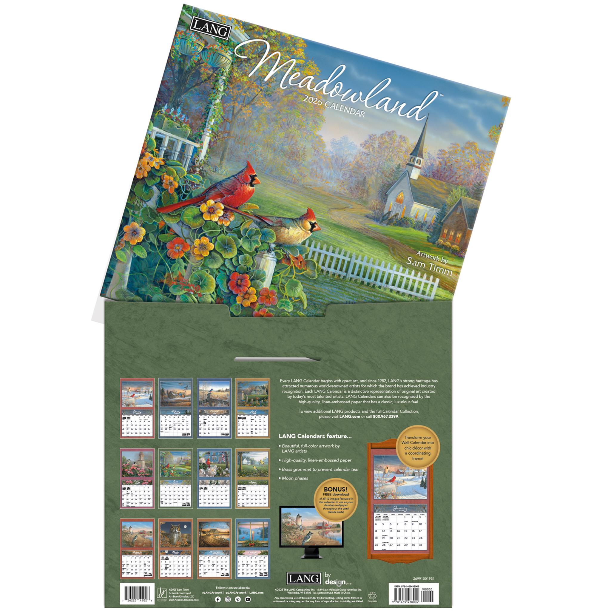 Meadowland 2026 Wall Calendar - Online Only