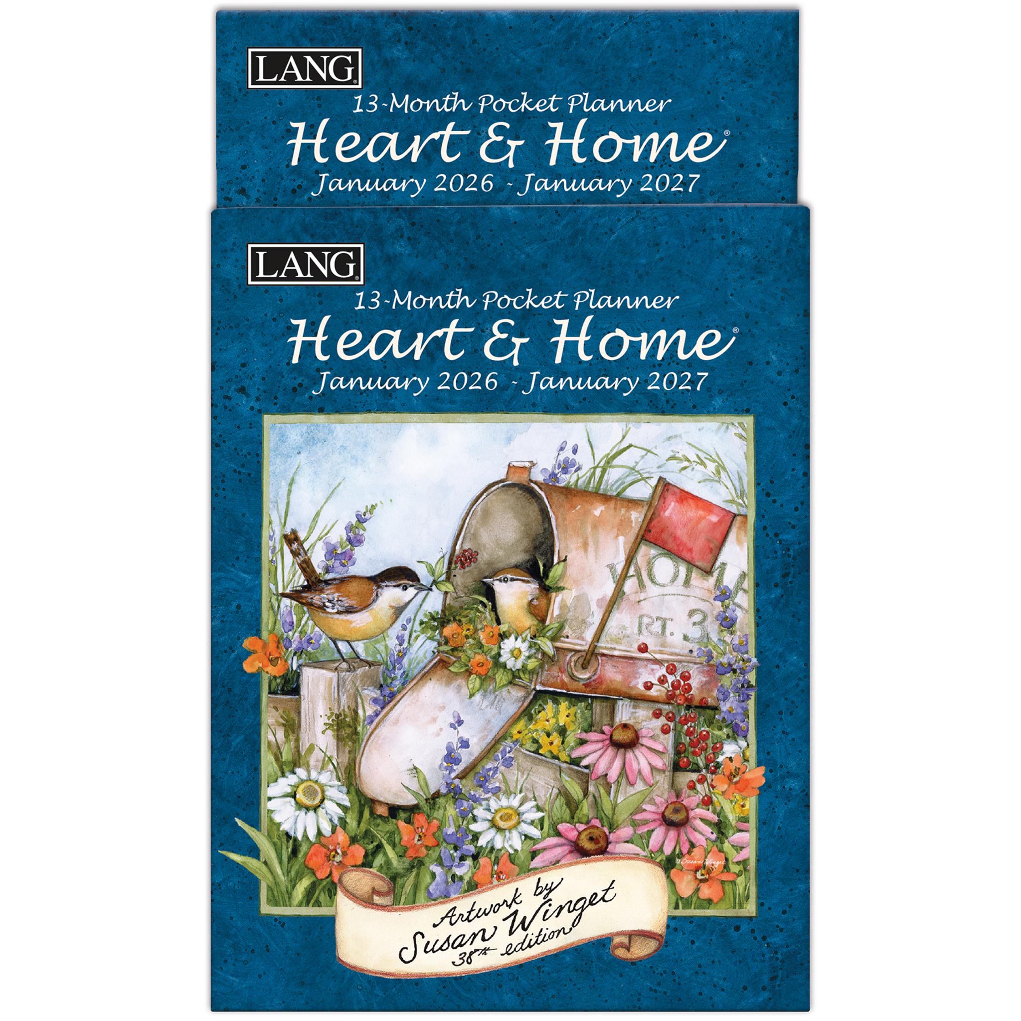 Heart And Home 2026 Monthly Pocket Planner