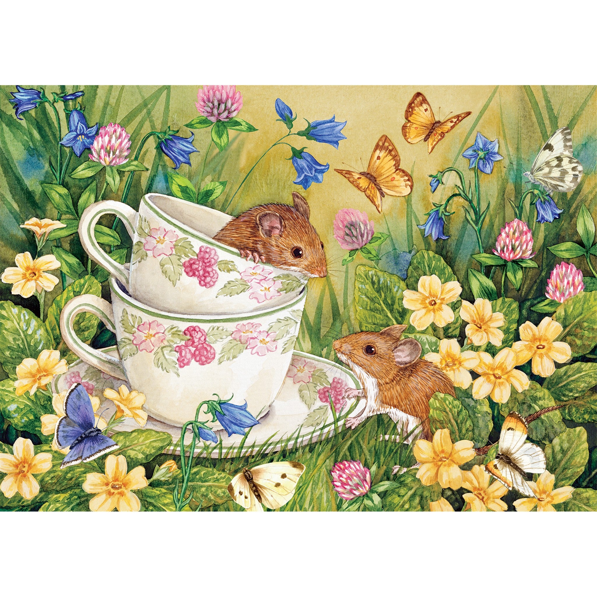 Tiny Tea Time 35 Piece Tray Puzzle - Online Only
