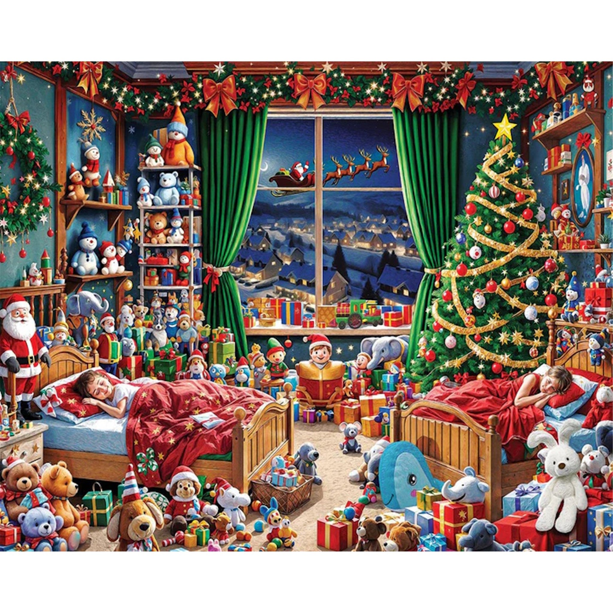 Twas The Night Before Christmas 1000 Piece Puzzle