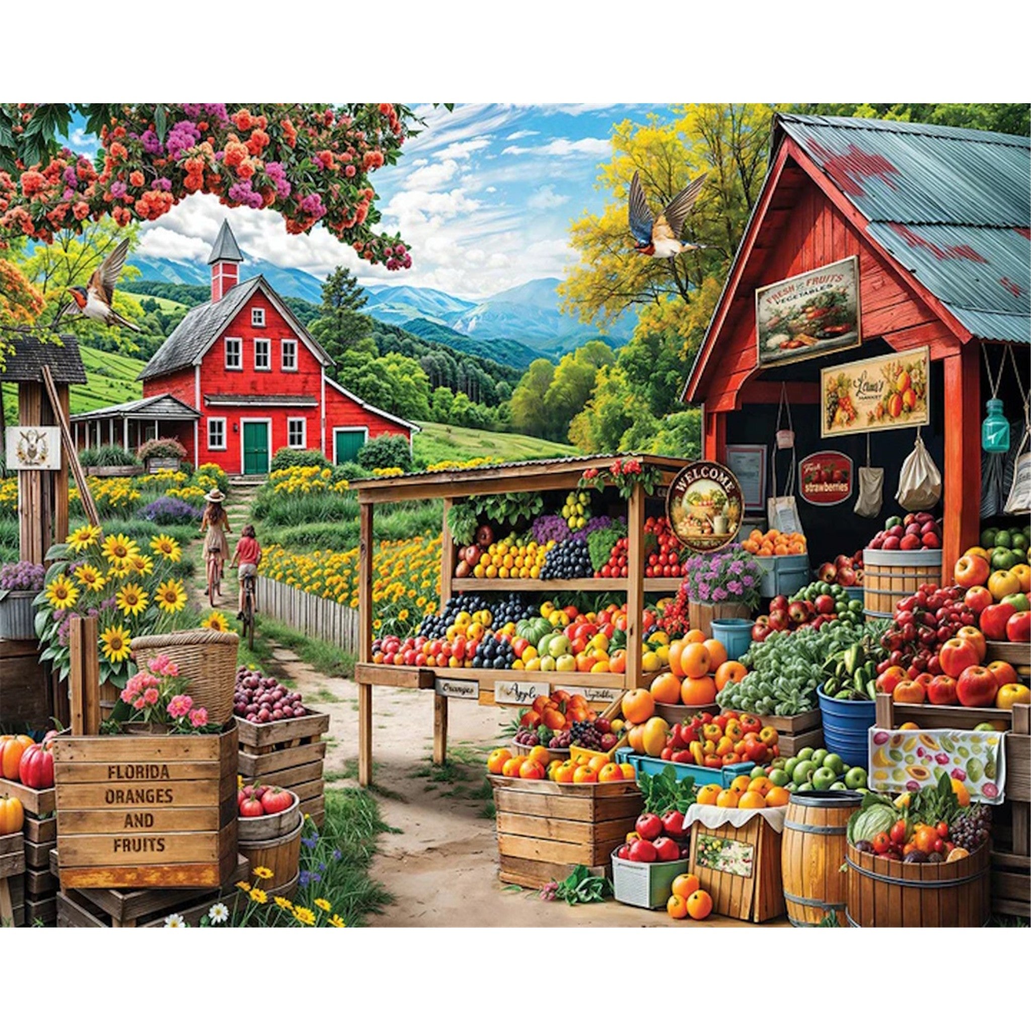 Farm Stand 1000 Piece Puzzle