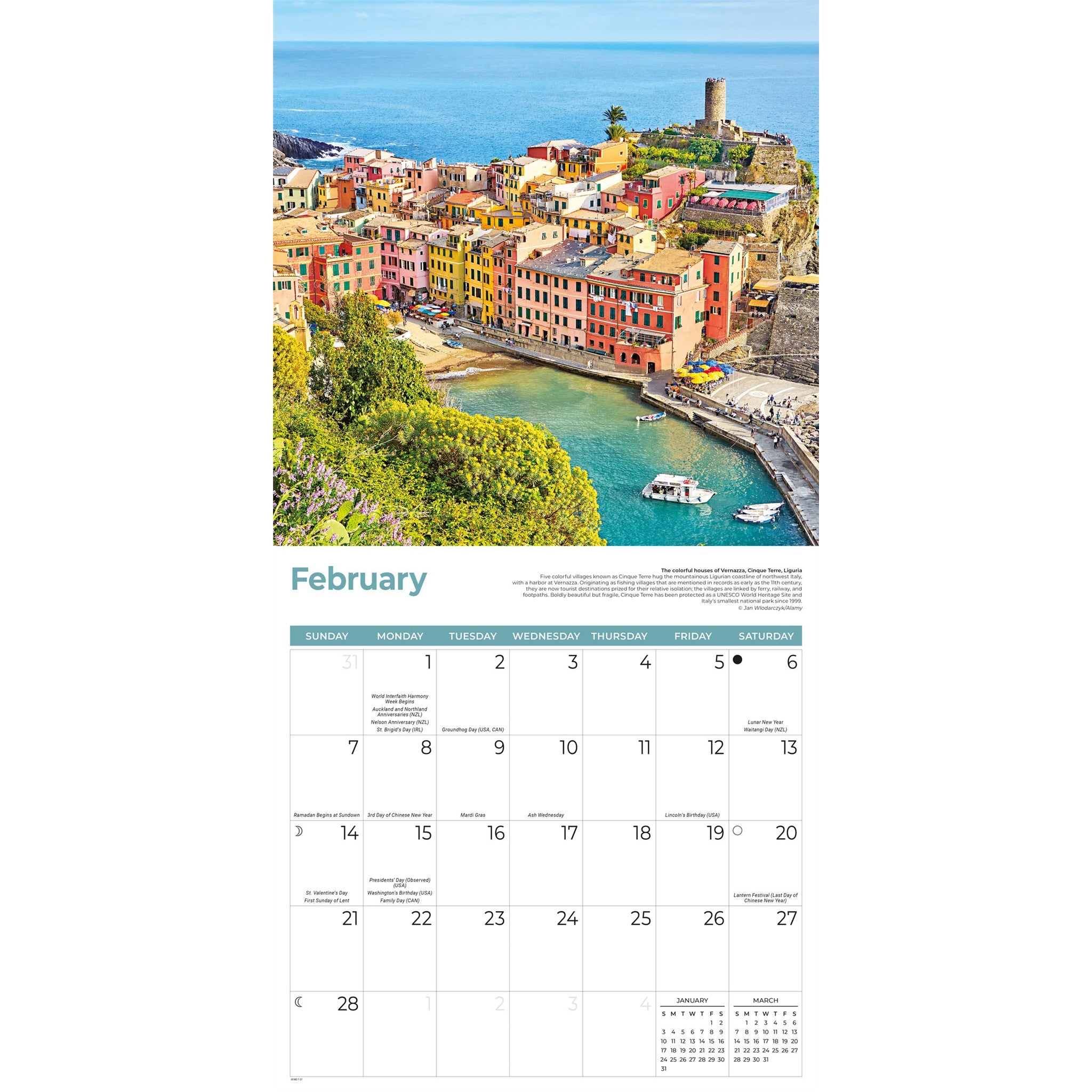Italy 2027 Wall Calendar