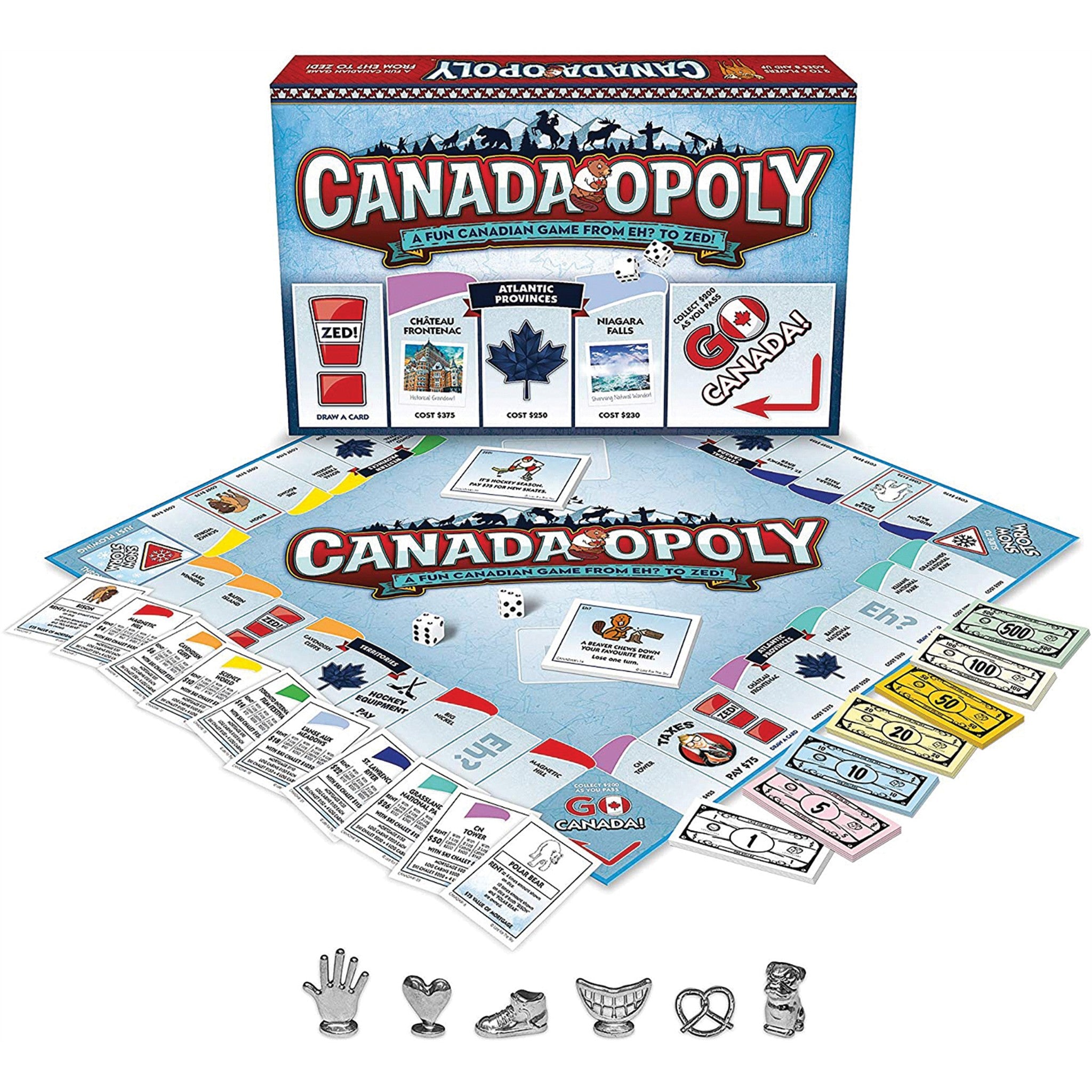 Canada Opoly Family Board Game - Calendar Club Canada
