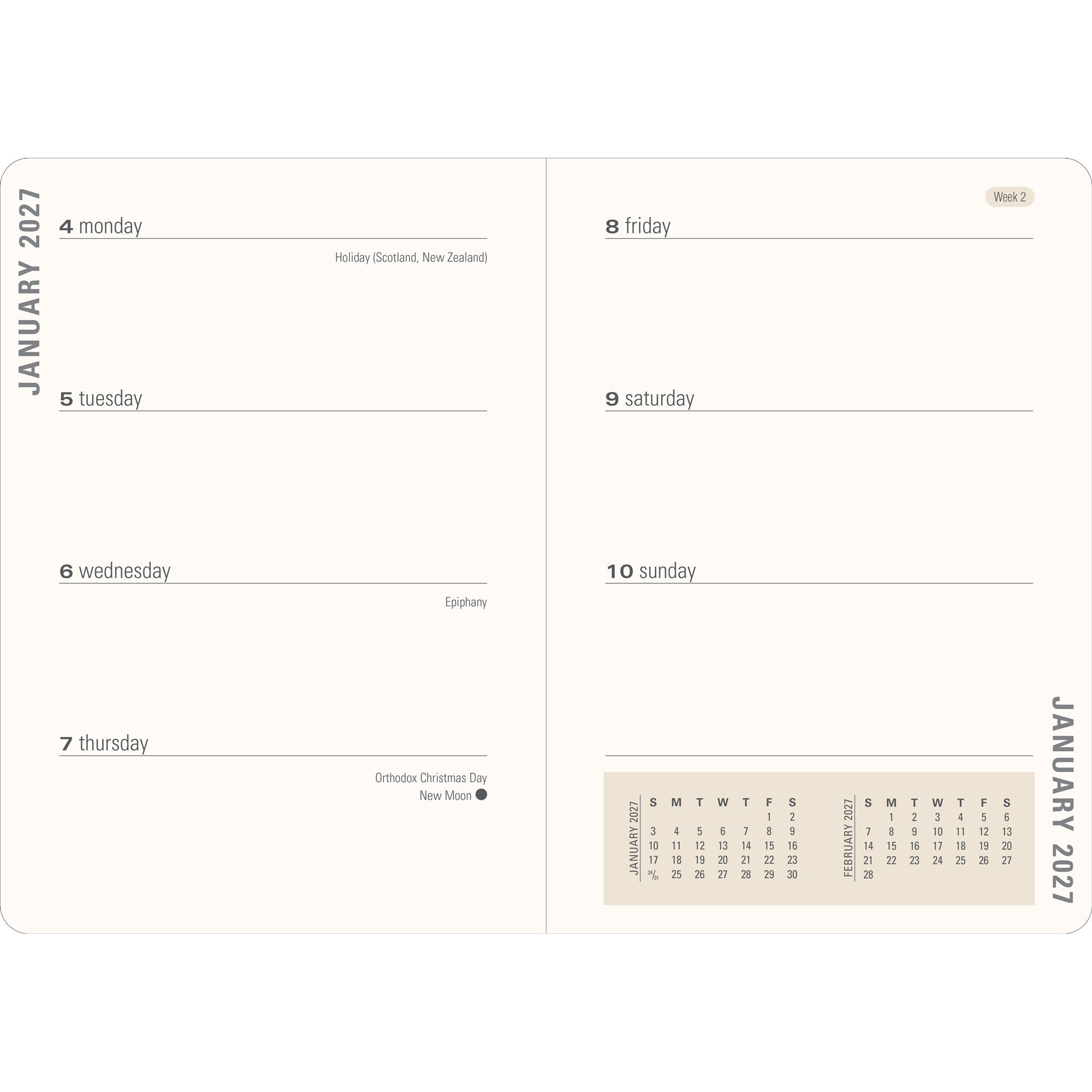 Wildflower Garden 2026-2027 Engagement Calendar - Online Only