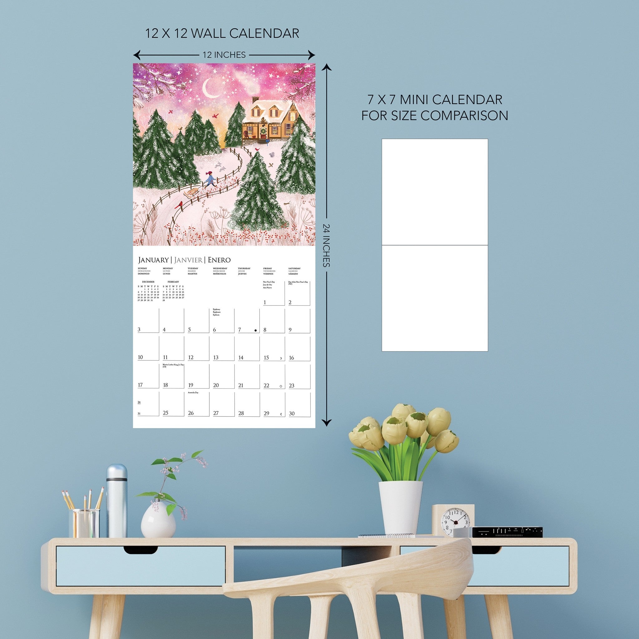 Joyful Landscapes 2027 Wall Calendar