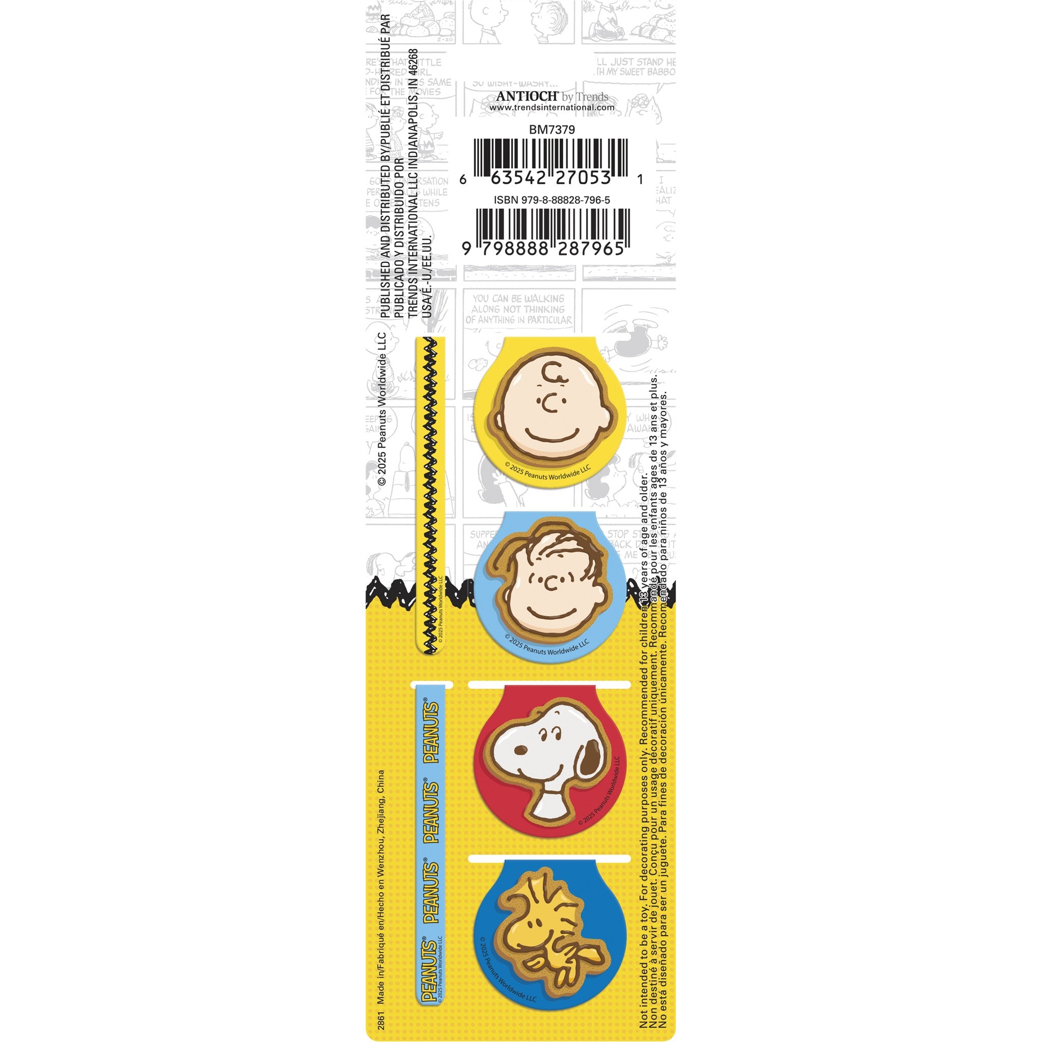 Peanuts Magnetic Page Clips