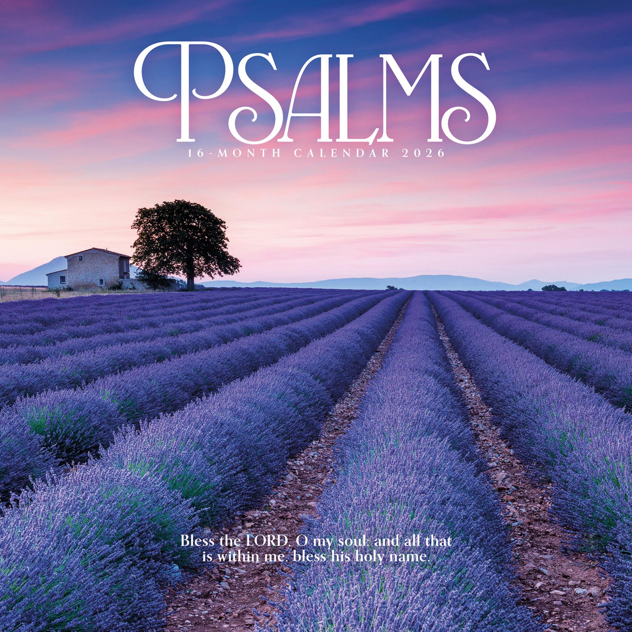 Psalms 2026 Wall Calendar