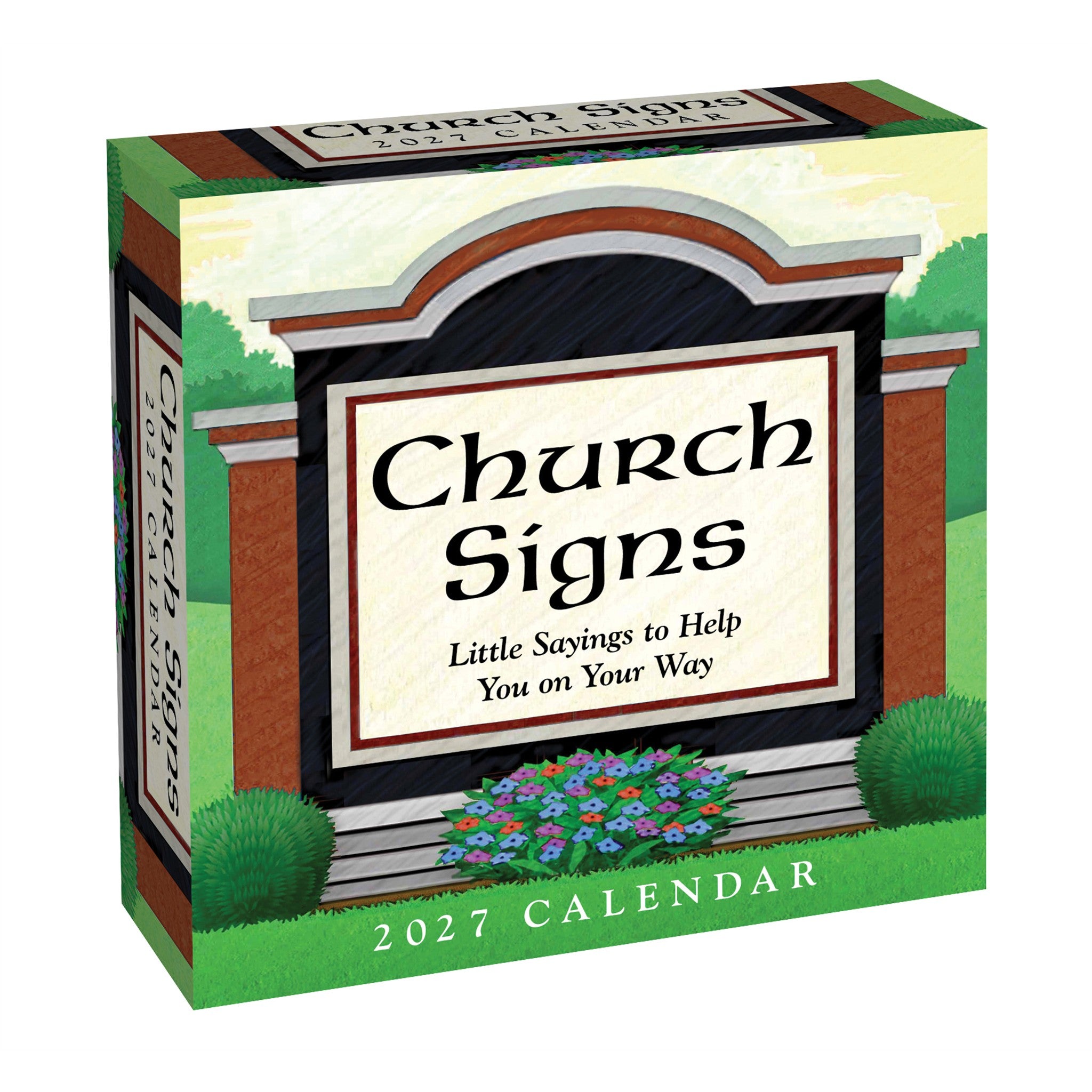 Church Signs 2027 Box Calendar