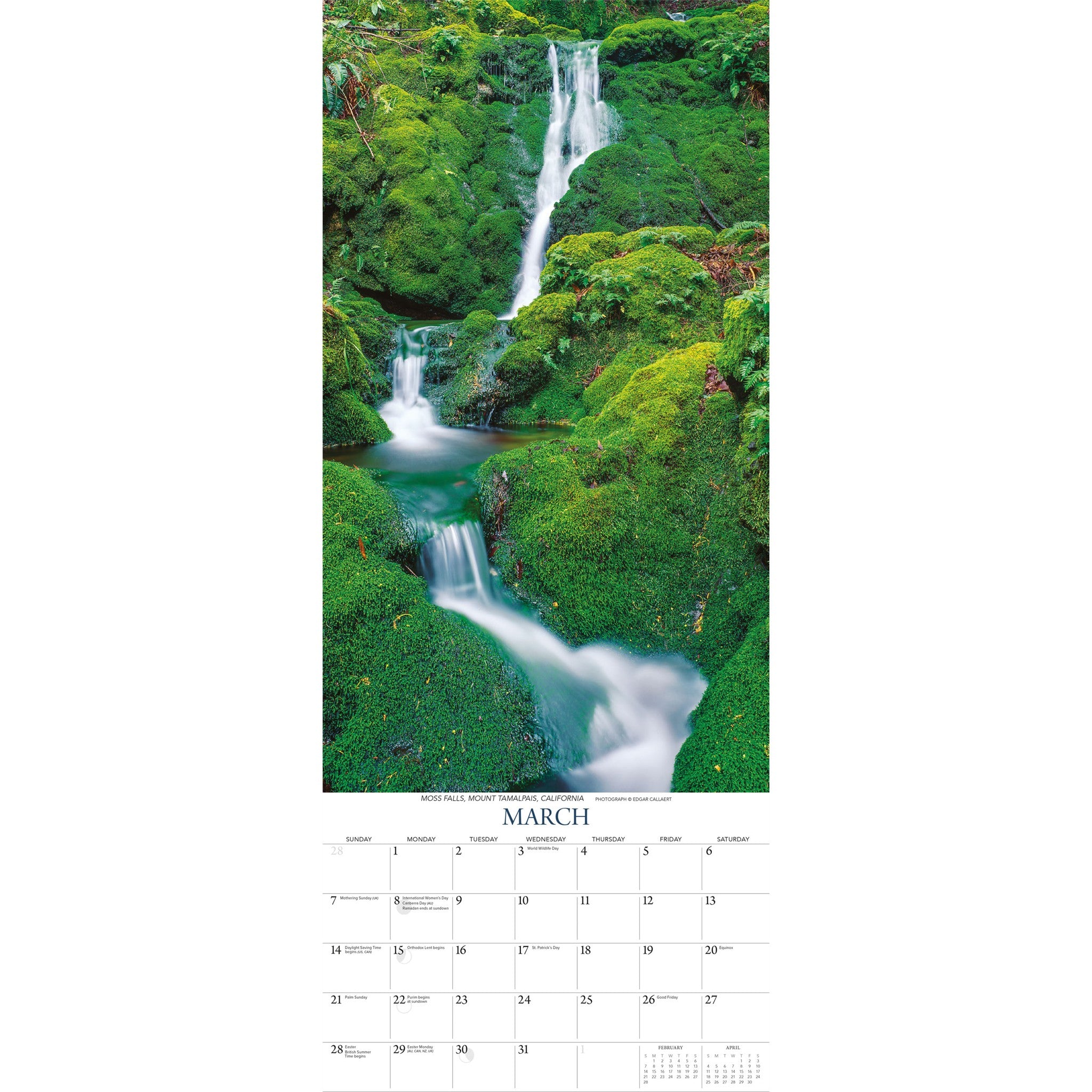 Falling Waters 2027 Poster Calendar