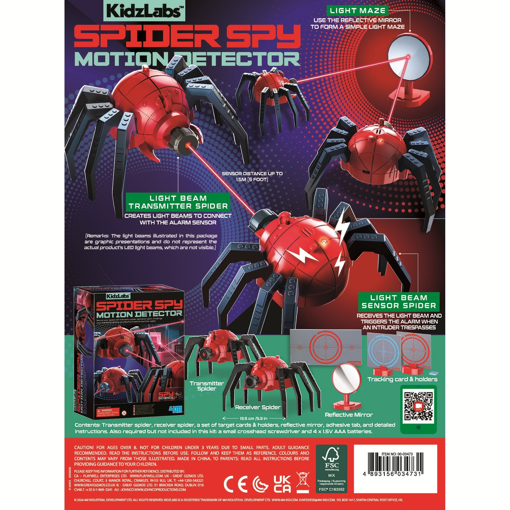 Spider Spy Motion Detector