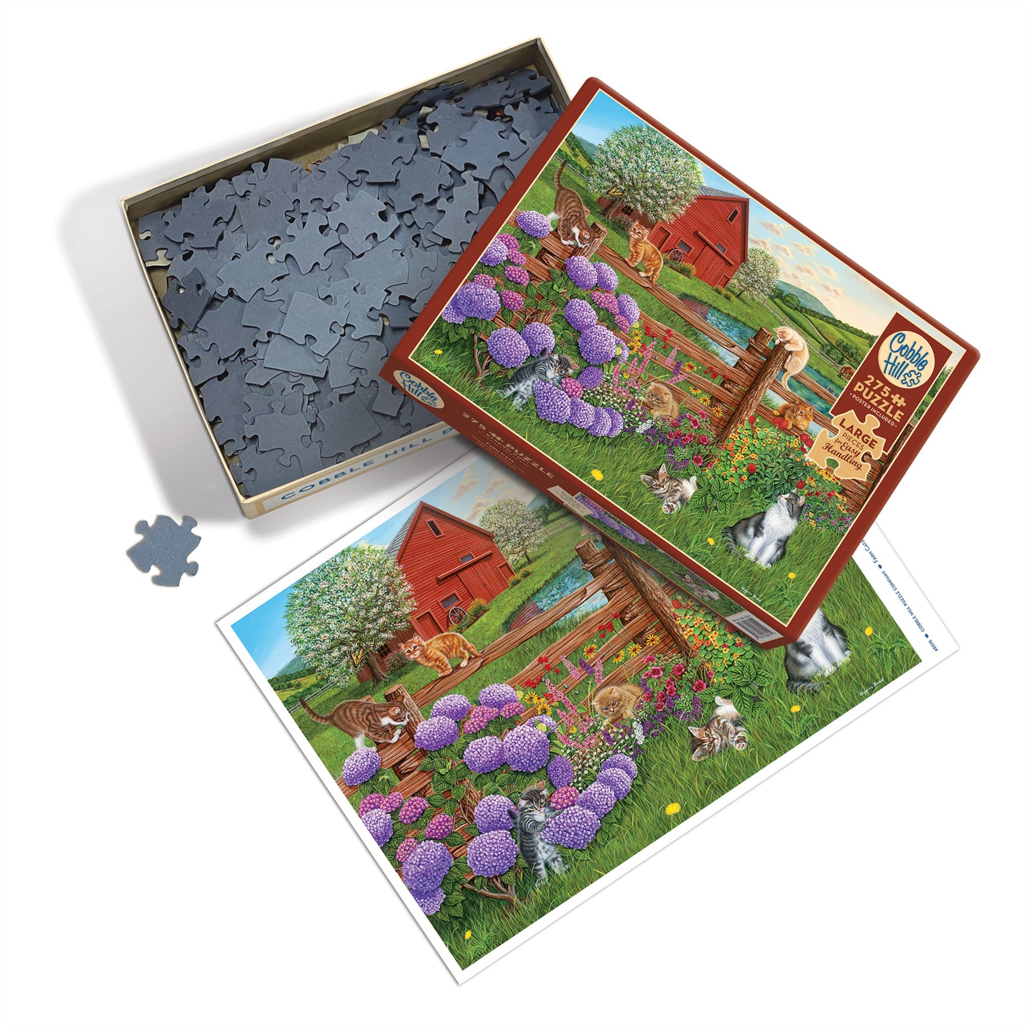 Farm Cats 275 Piece Puzzle - Online Only