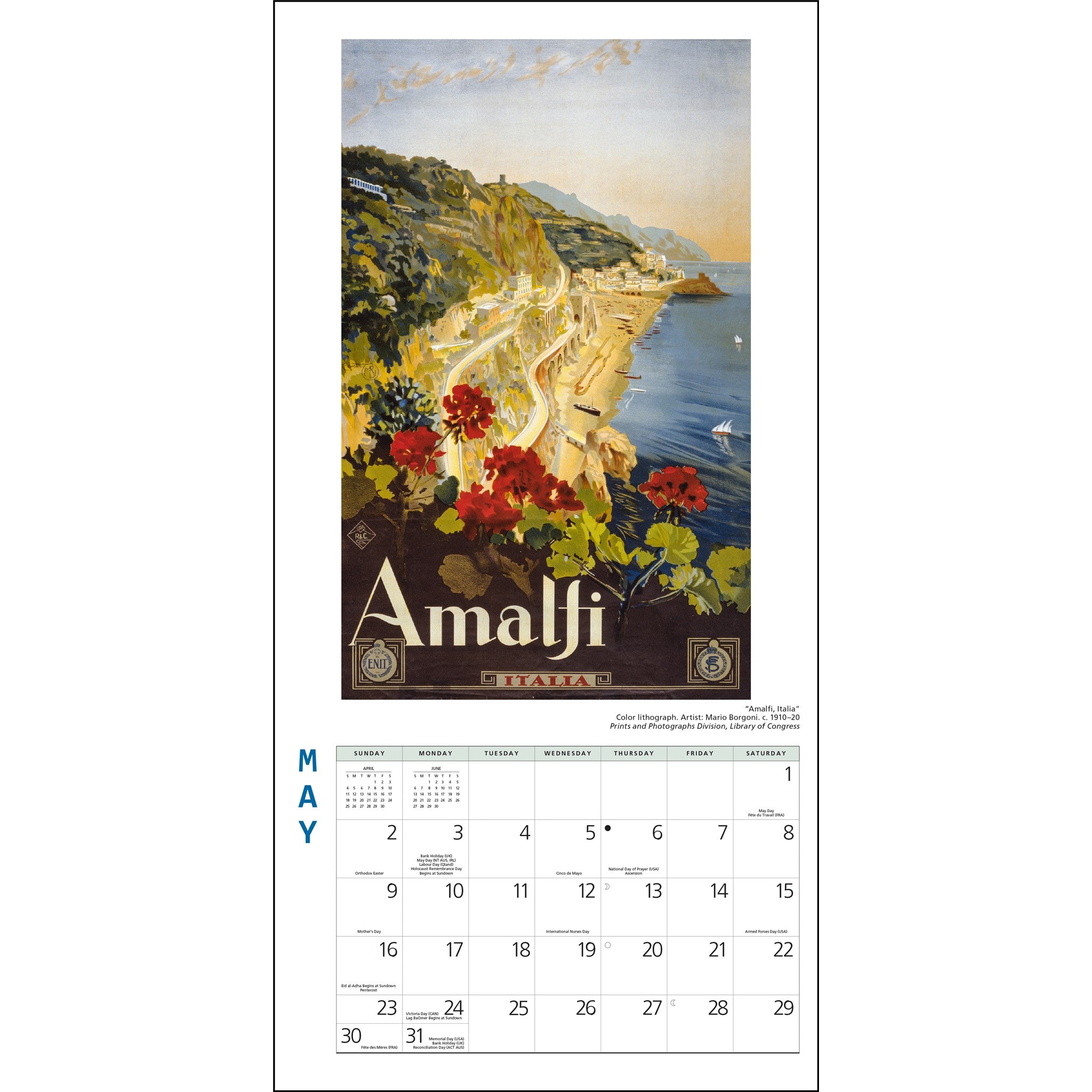 Travel the World 2027 Mini Calendar