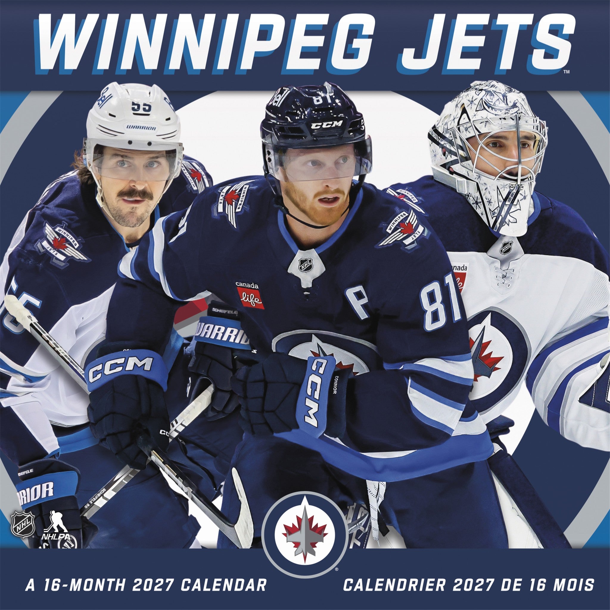NHL Winnipeg Jets 2027 Wall Calendar