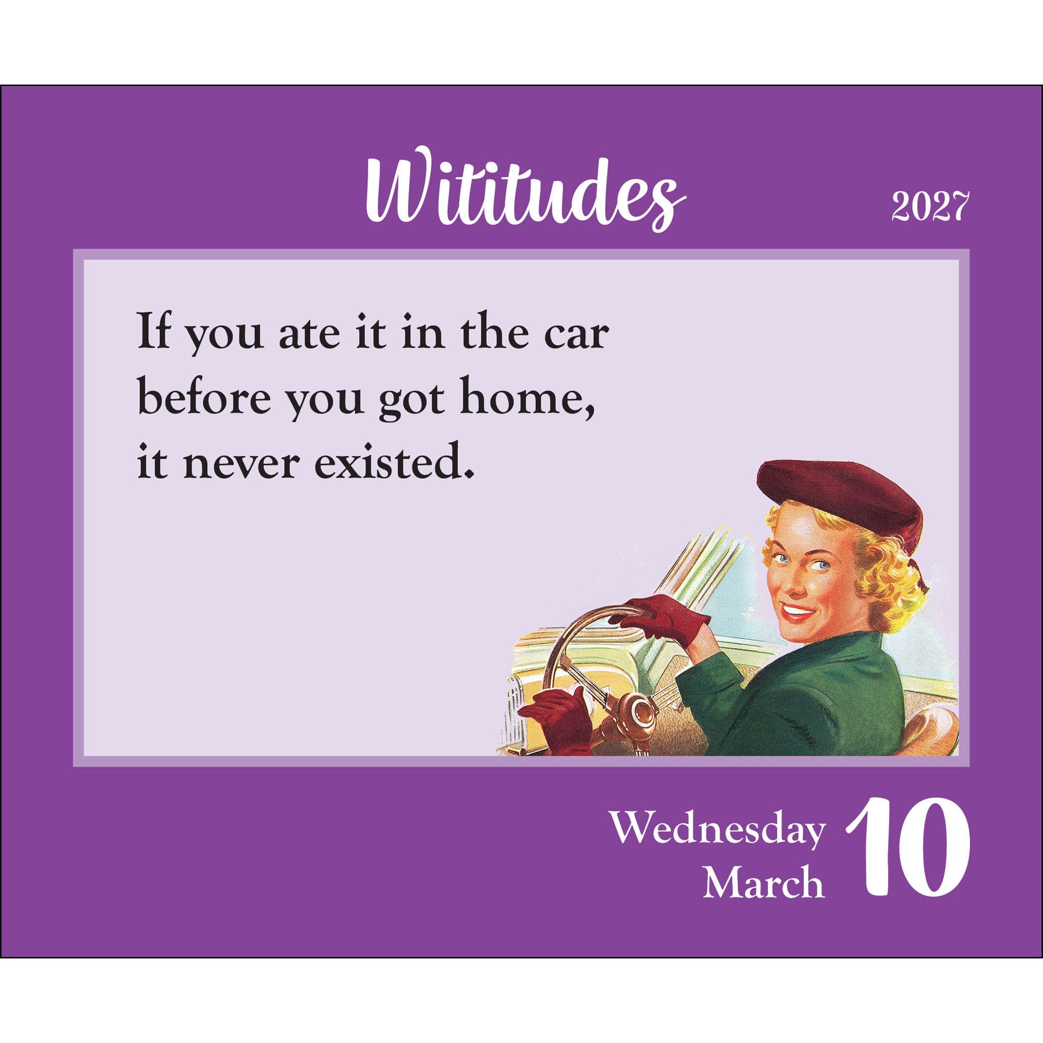 Wititudes 2027 Box Calendar