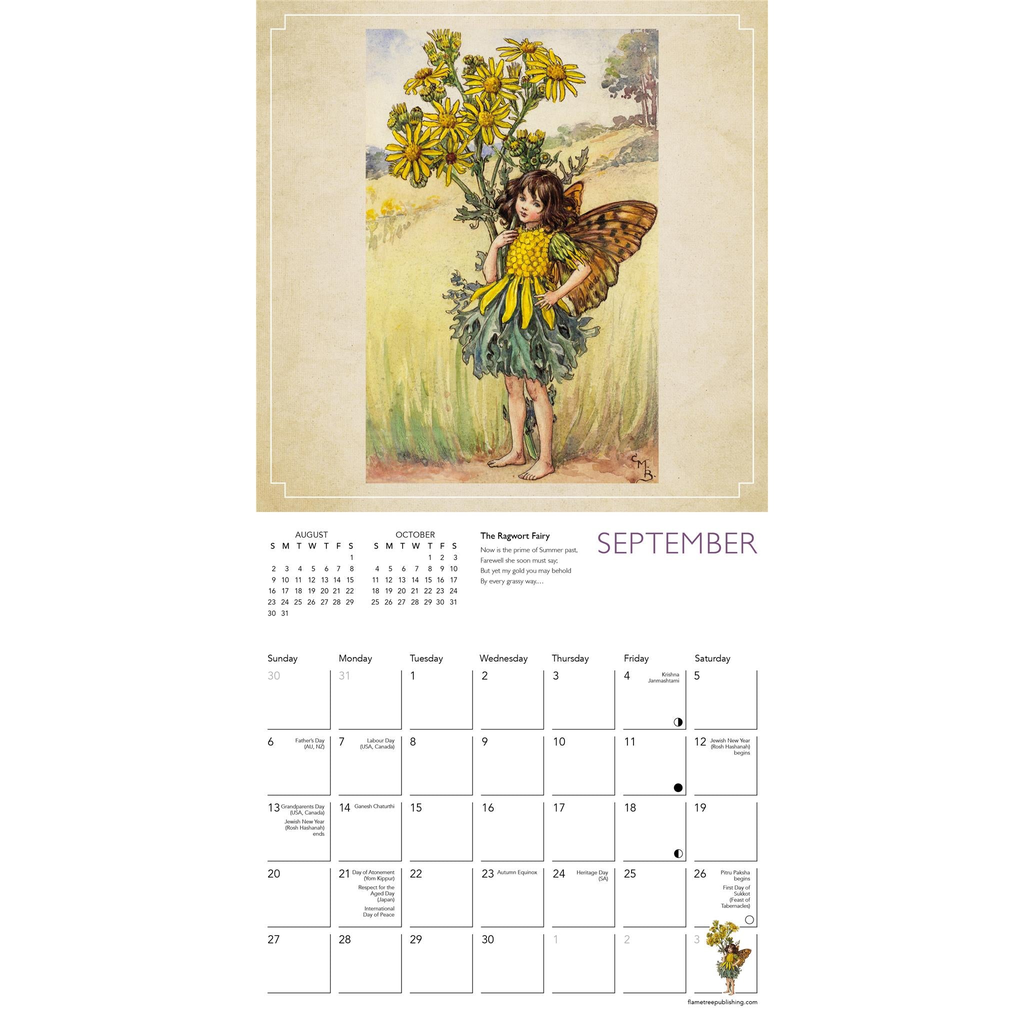 Flower Fairies 2026 Mini Calendar
