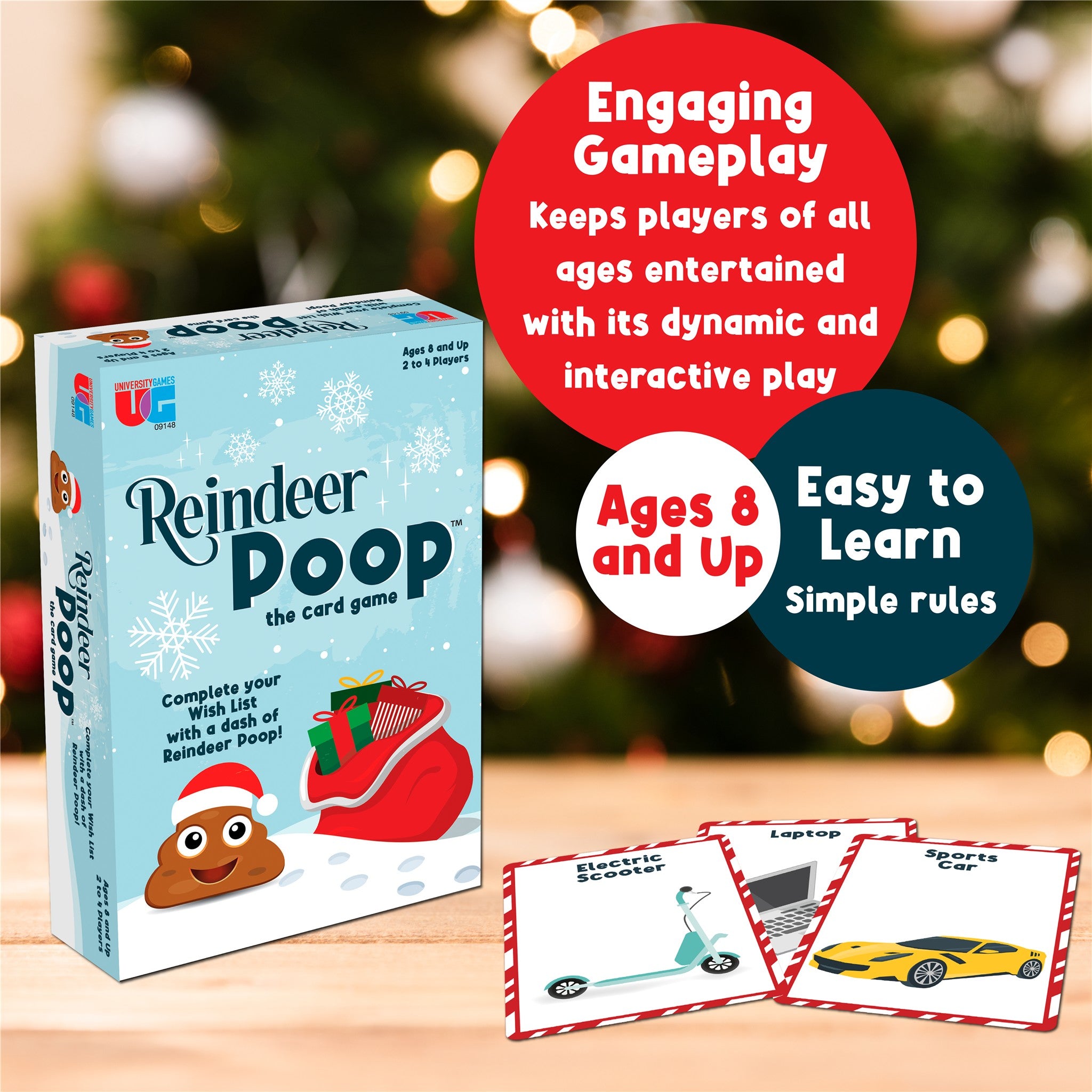 Reindeer Poop Card Game