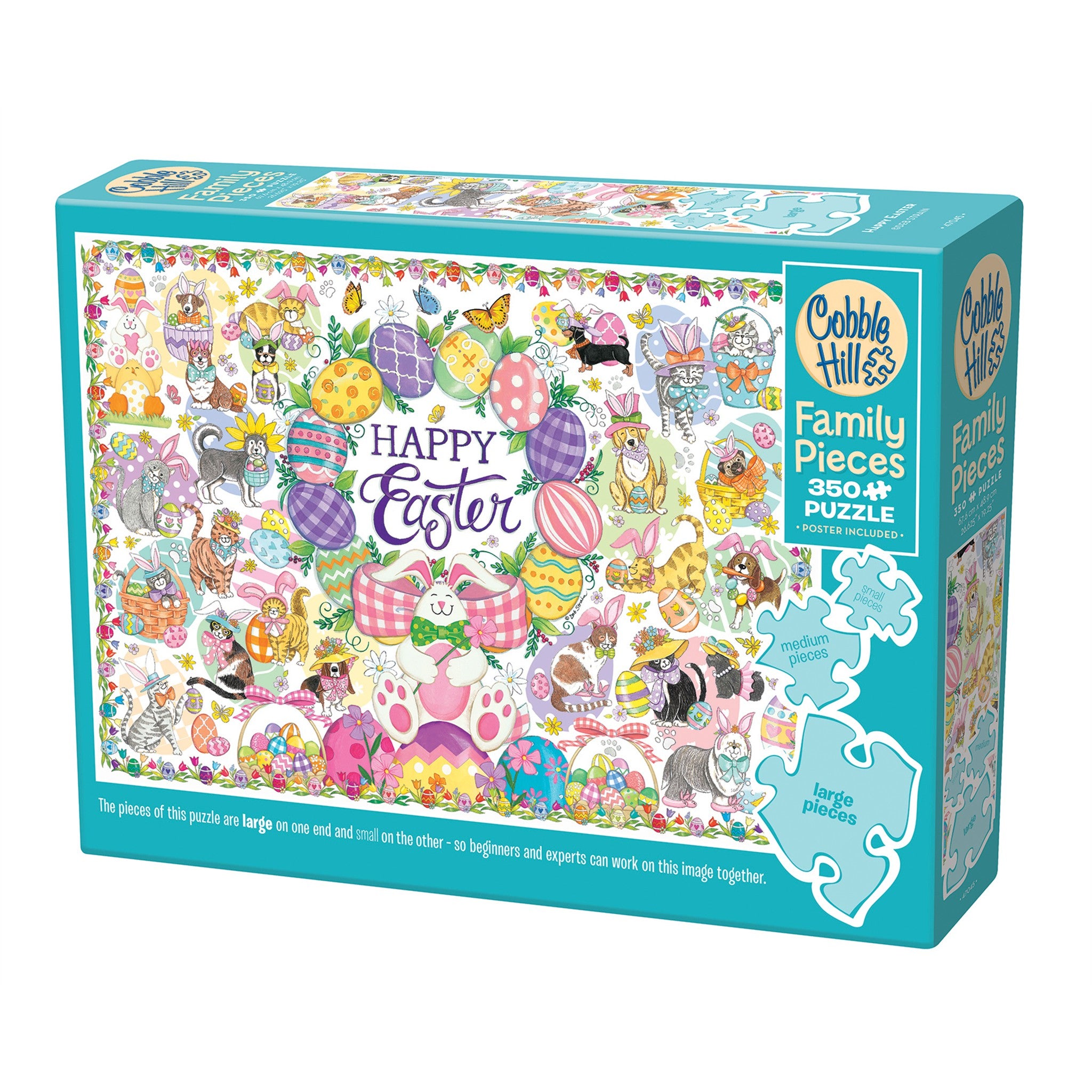Happy Easter 350 Piece Puzzle - Online Only