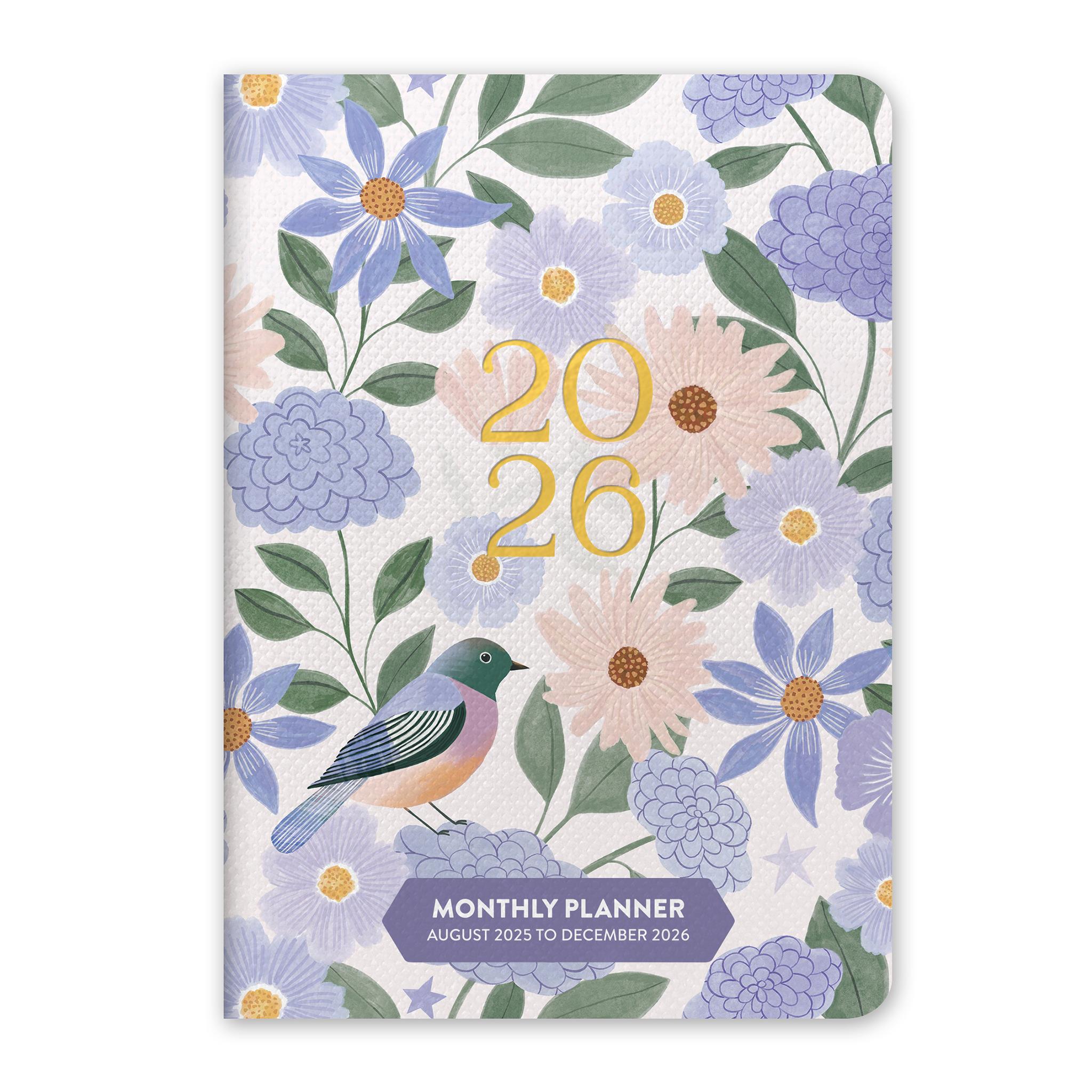 Birds and Blooms 2025-2026 Monthly Pocket Planner Calendar - Online Exclusive