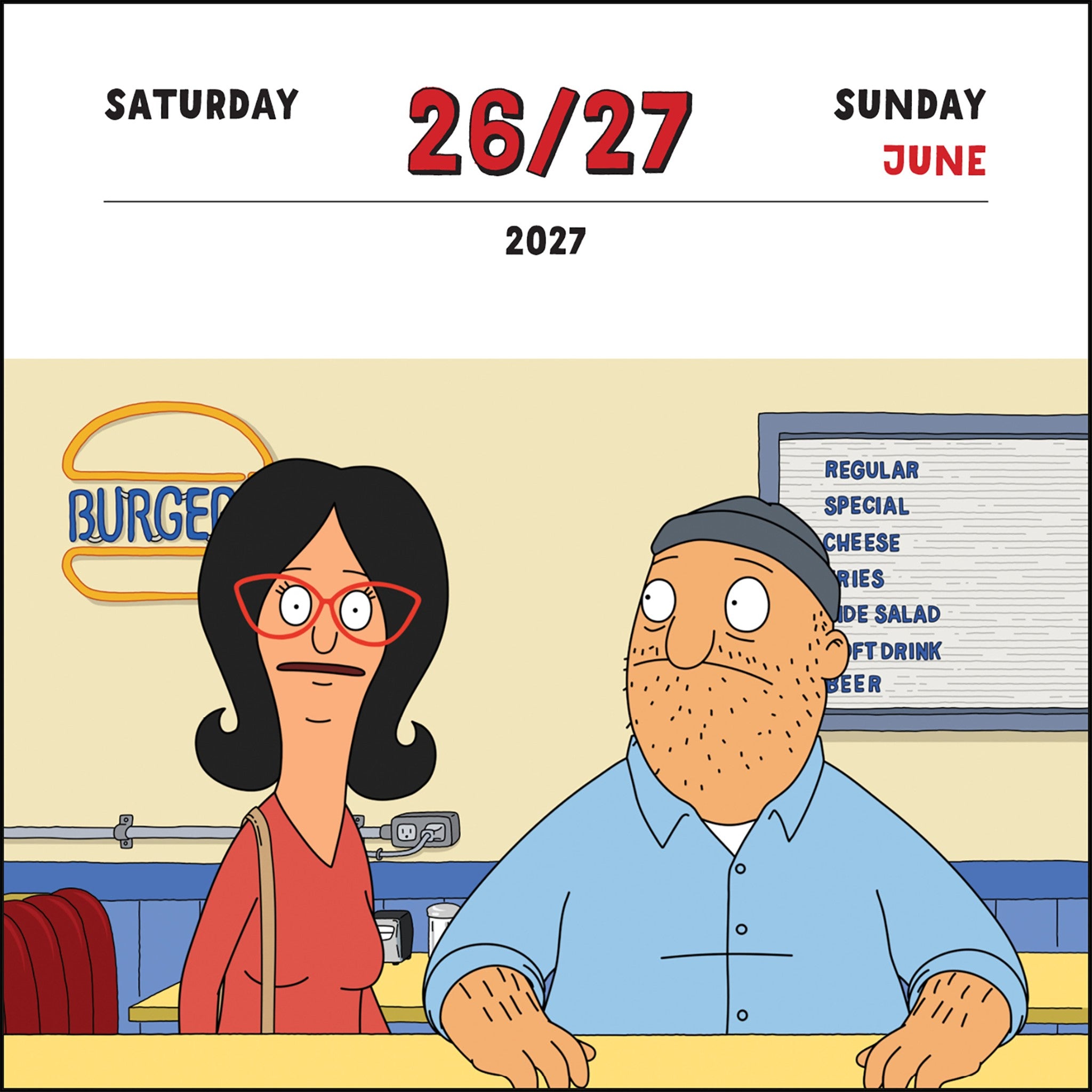Bob's Burgers 2027 Box Calendar