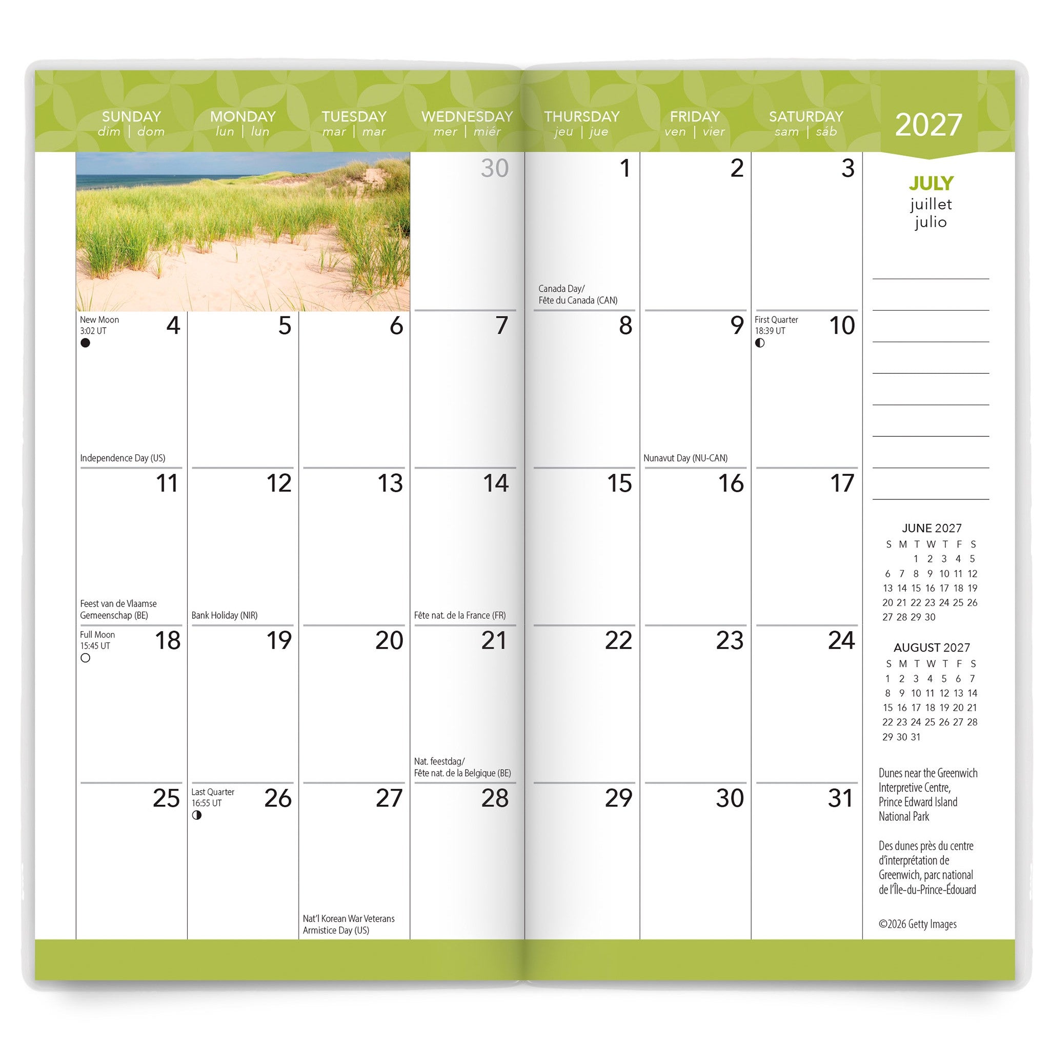 Canada 2027-2028 2-Year Pocket Planner - Online Only