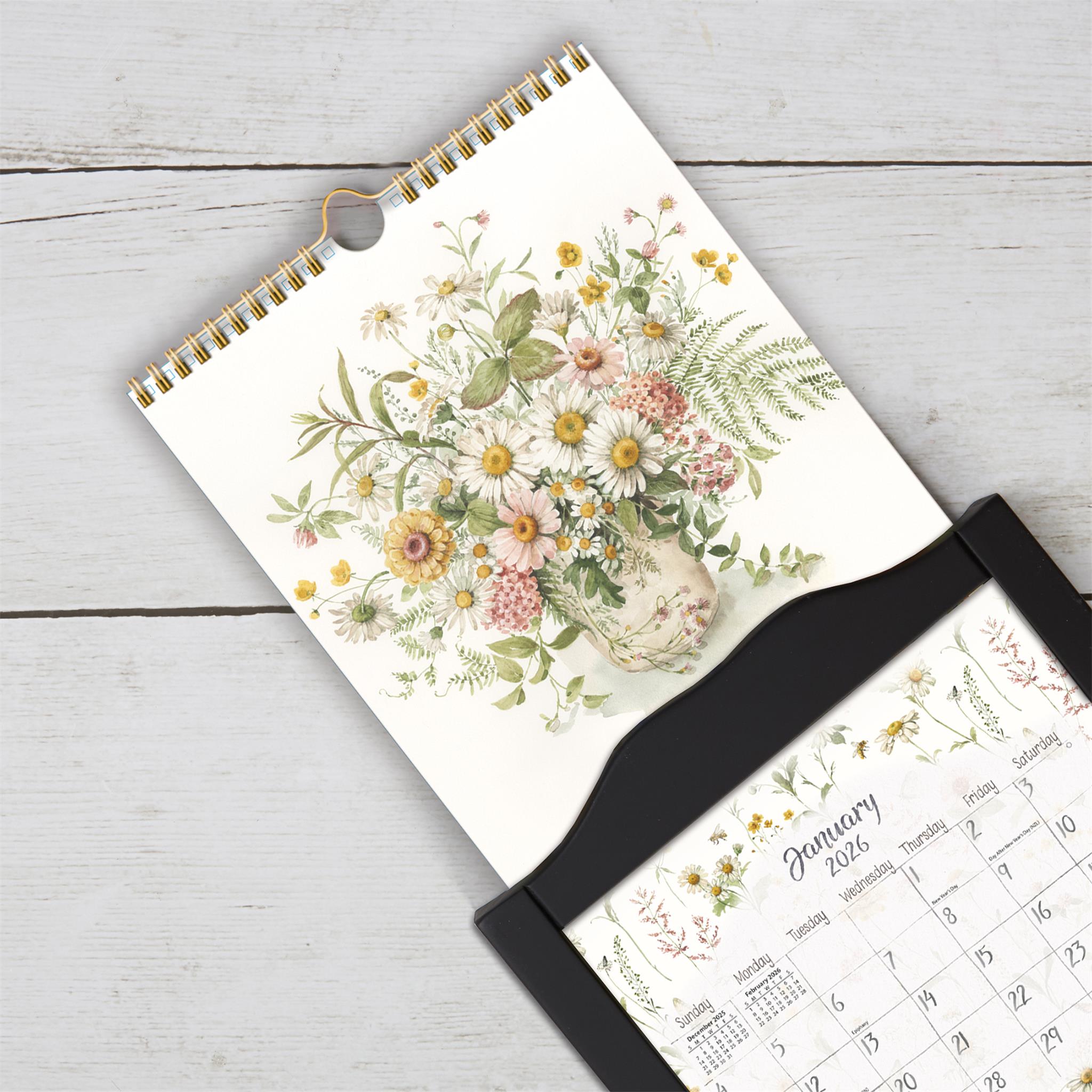 Watercolor Seasons 2026 Slim Calendar - Online Only