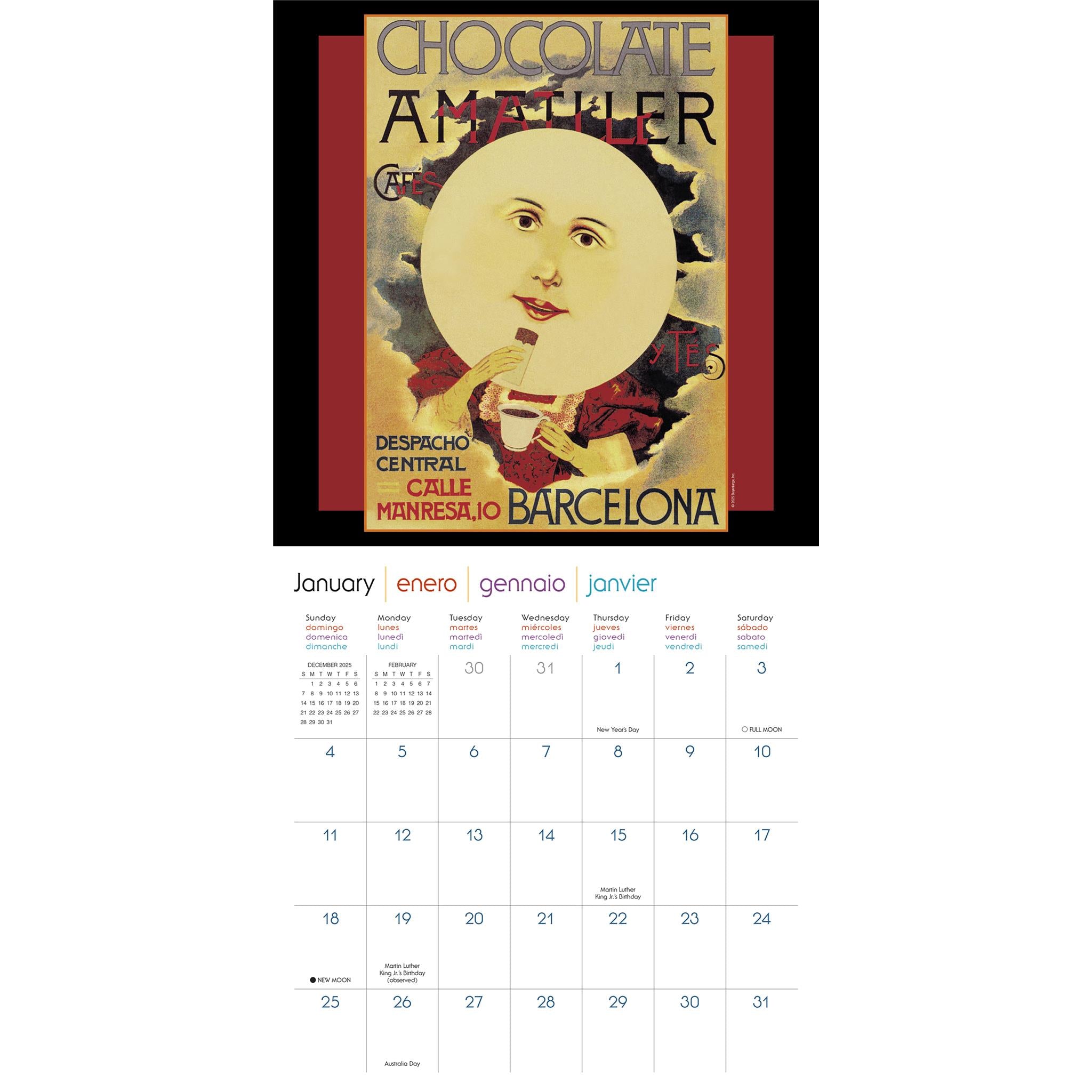 Bon Appetit 2026 Wall Calendar
