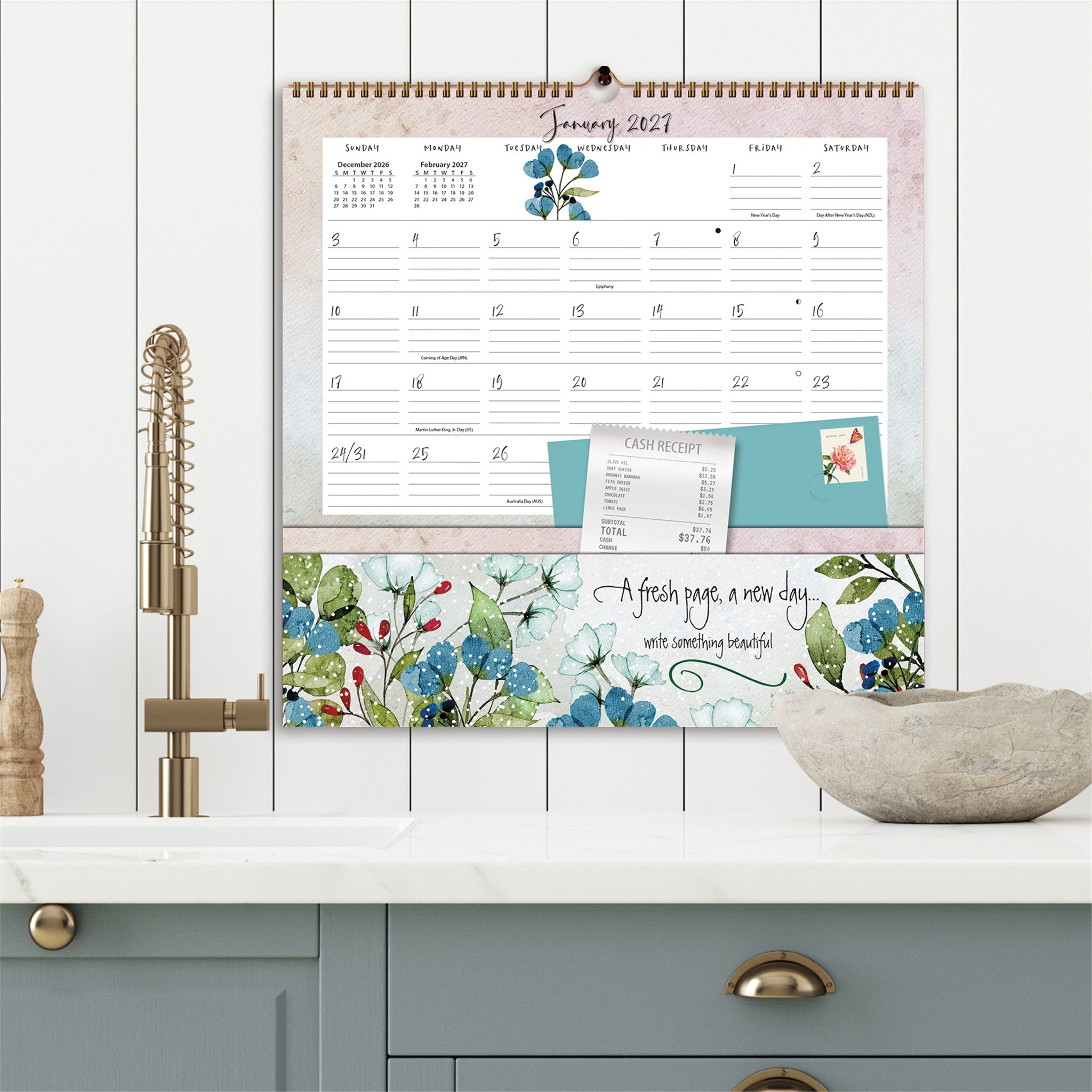 Country Pleasures Note Nook 2027 Wall Calendar - Online Only