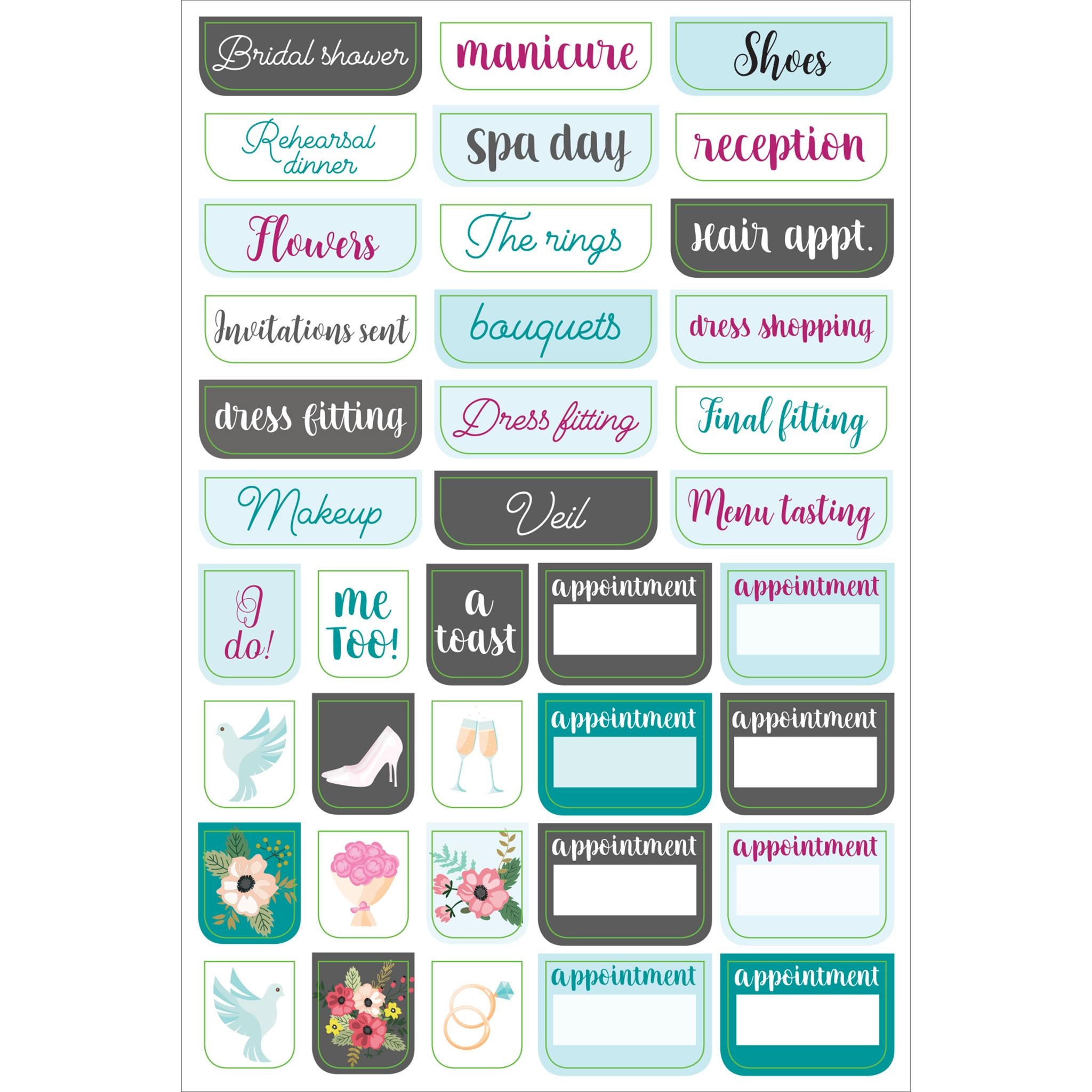 Wedding Planner Stickers