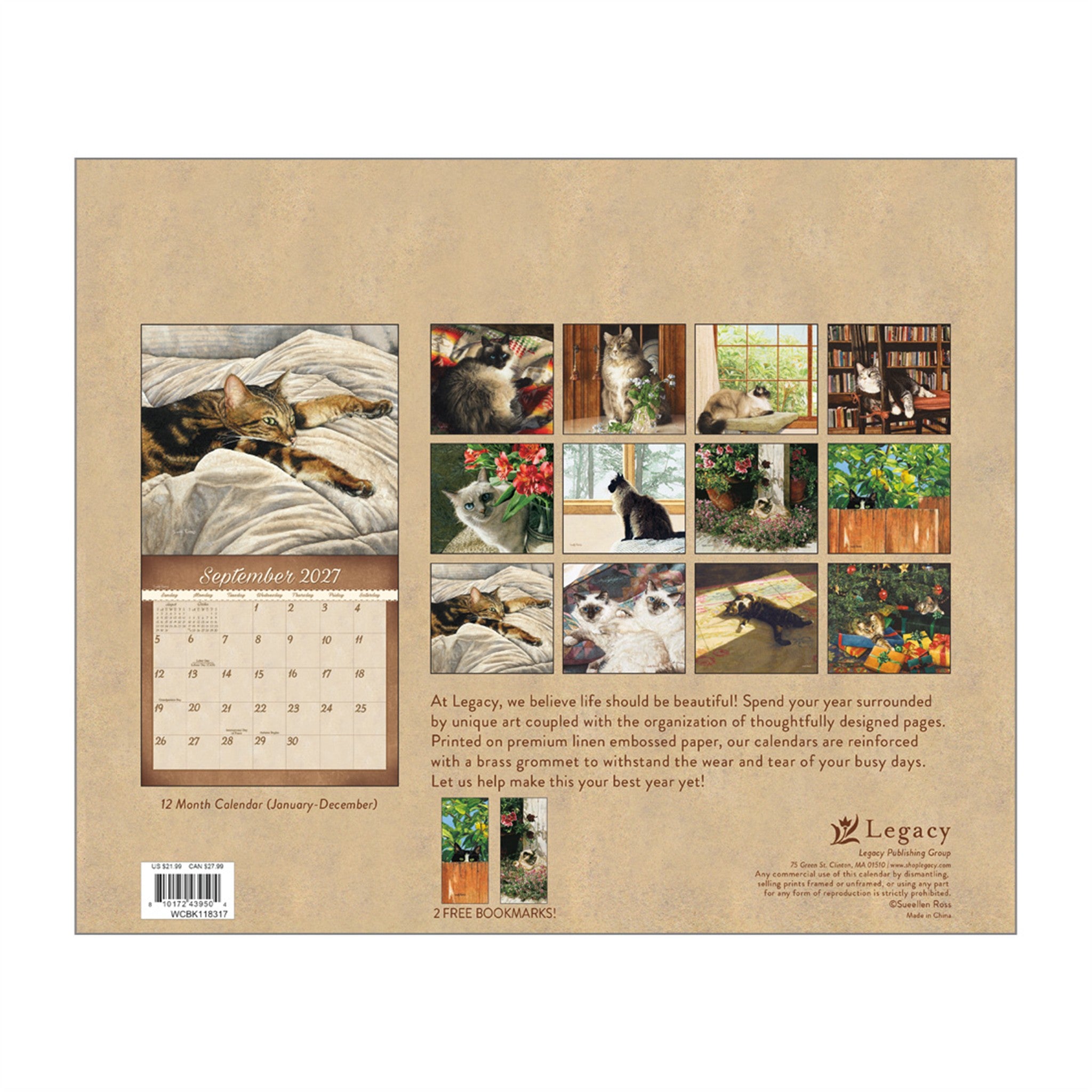 Cats We Love Special Edition 2027 Wall Calendar
