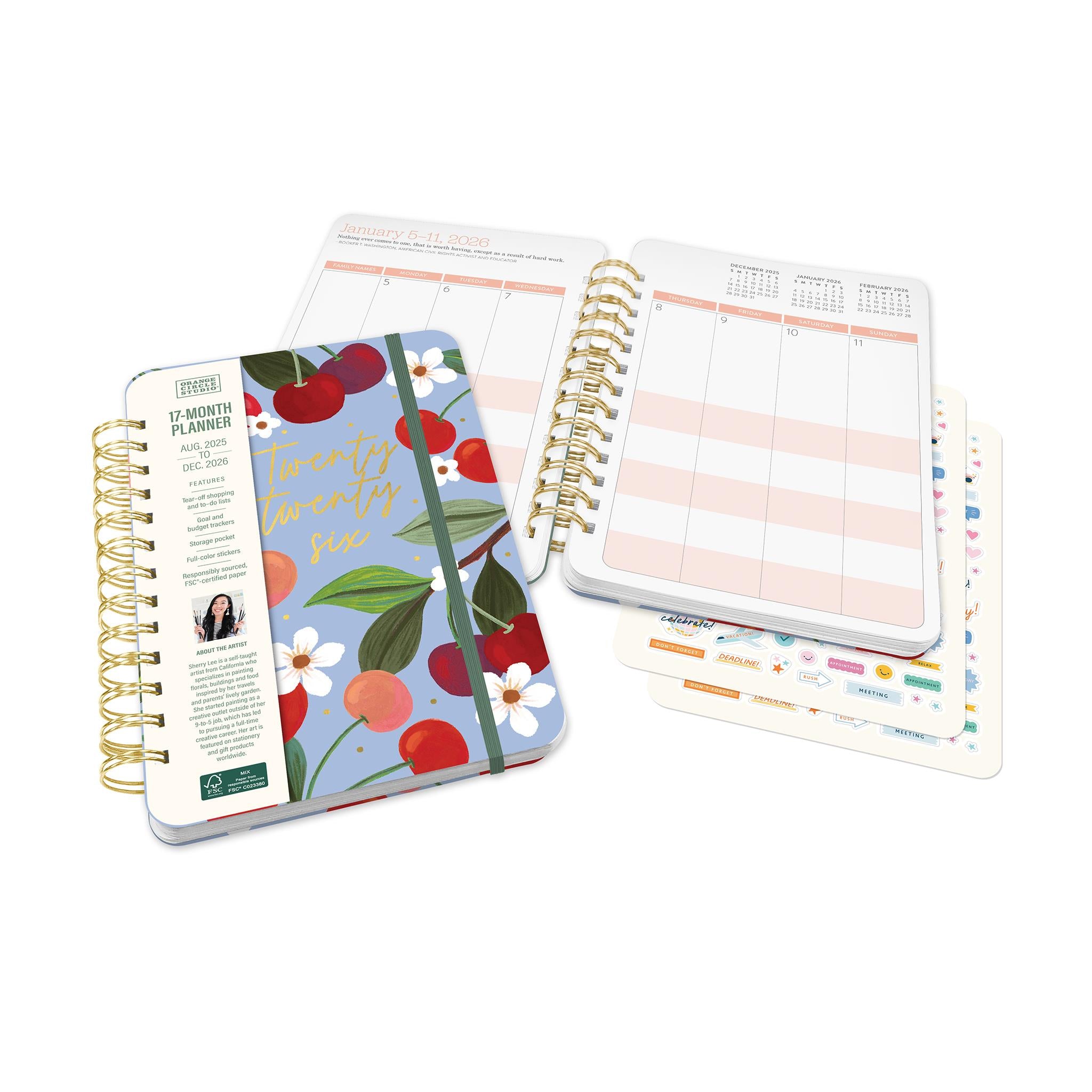 Fruit And Flora Do It All 2025-2026 Planner Calendar - Online Exclusive
