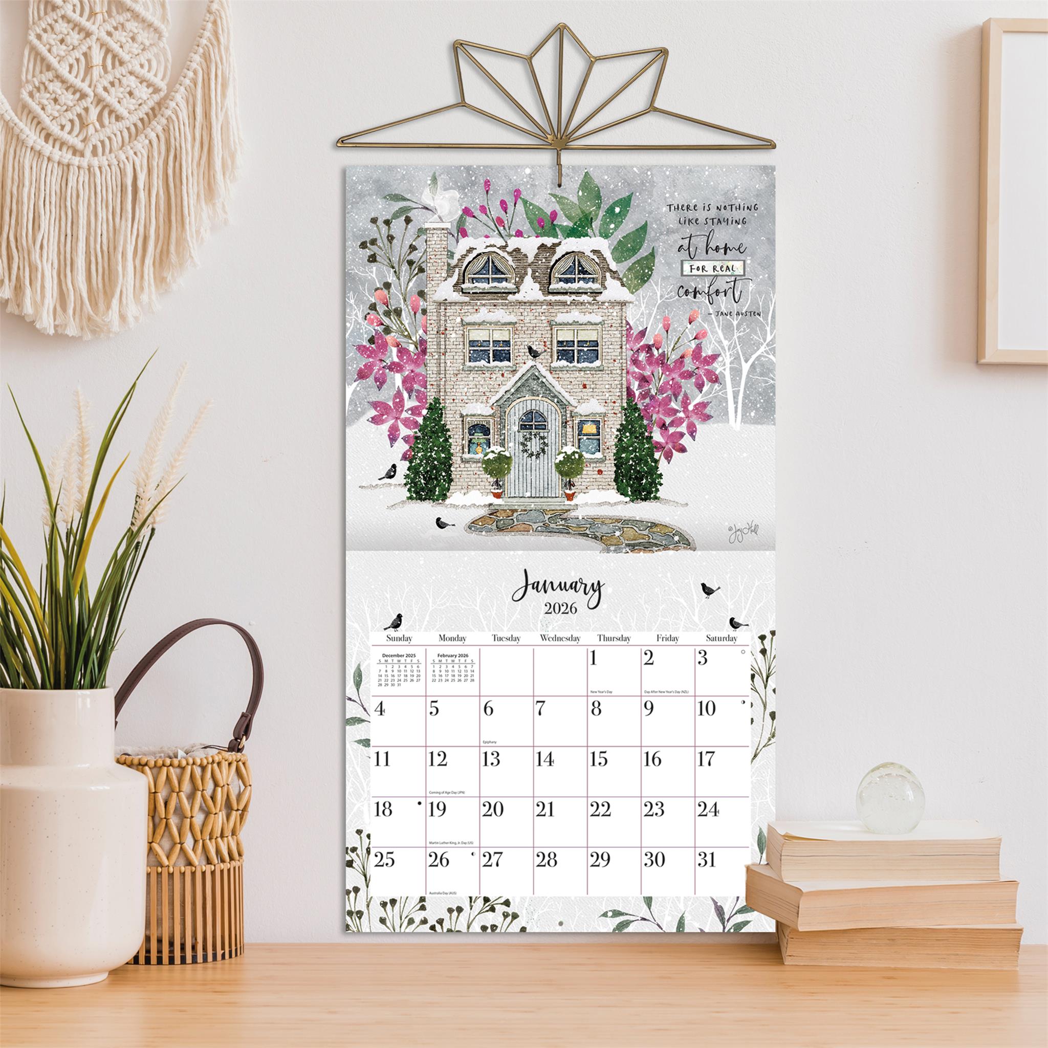 Bless This Home 2026 Deluxe Wall Calendar - Online Only