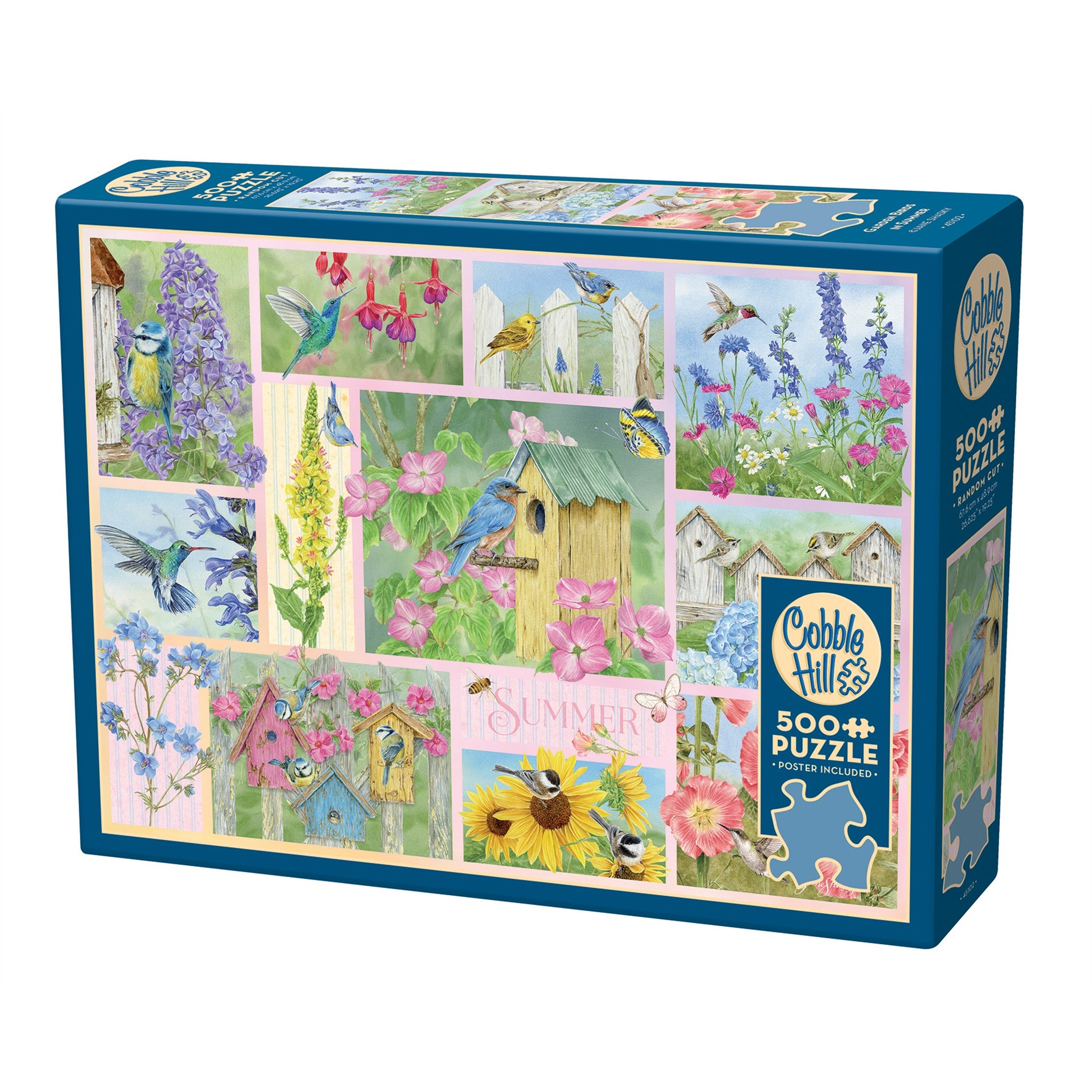 Garden Birds in Summer 500 Piece Puzzle