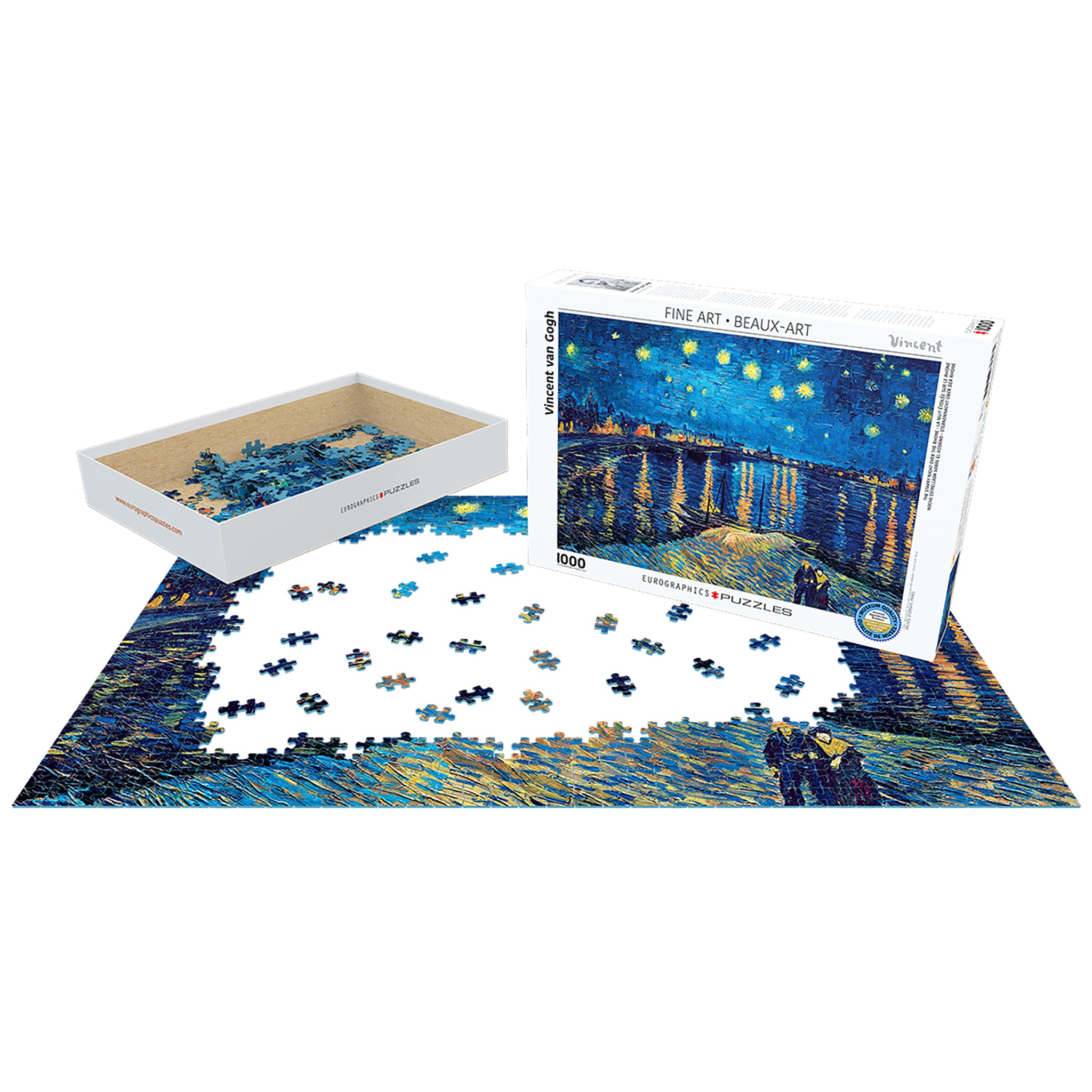 Starry Night by Vincent Van Gogh 1000 Piece Puzzle - FINAL SALE