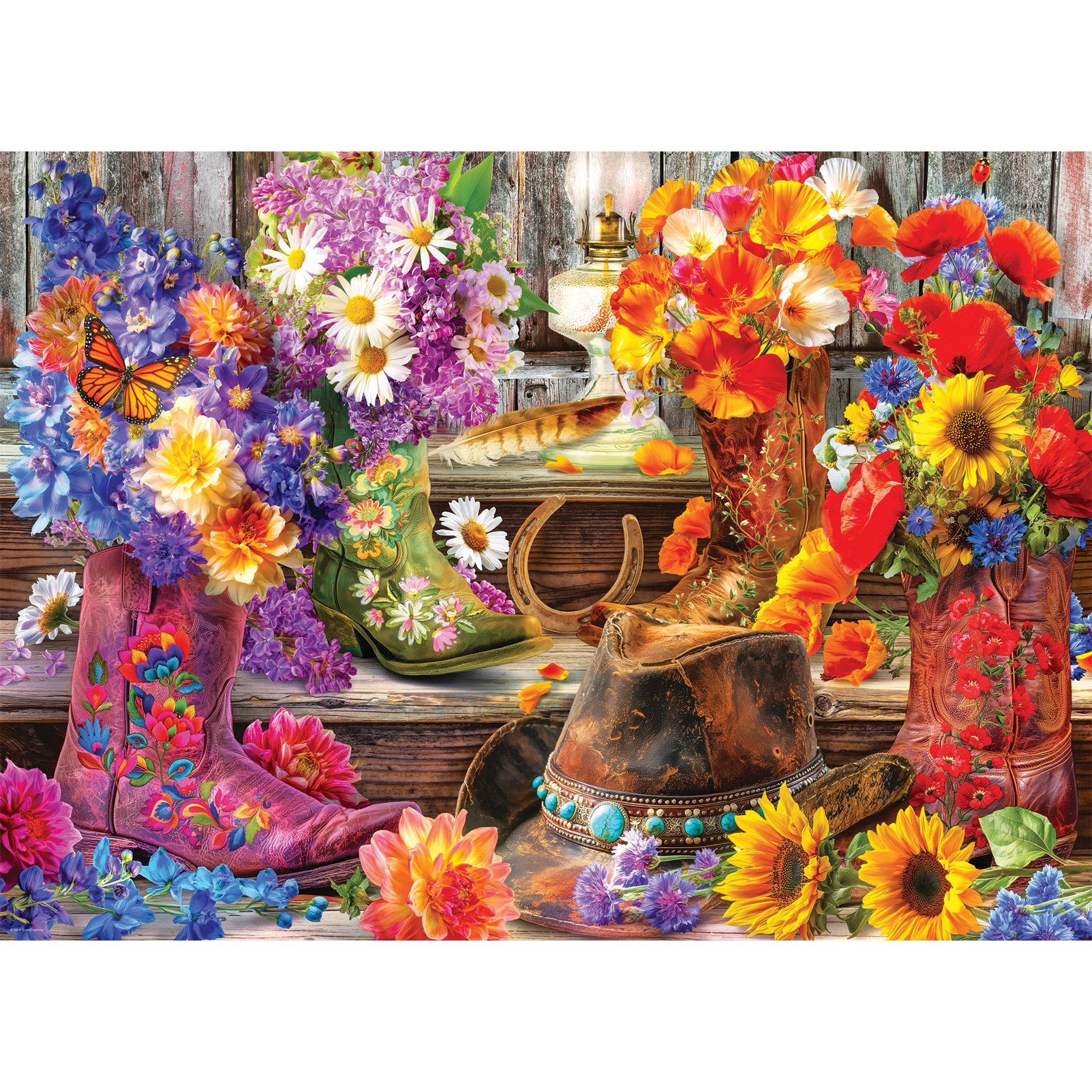 Country Romance 1000 Piece Puzzle