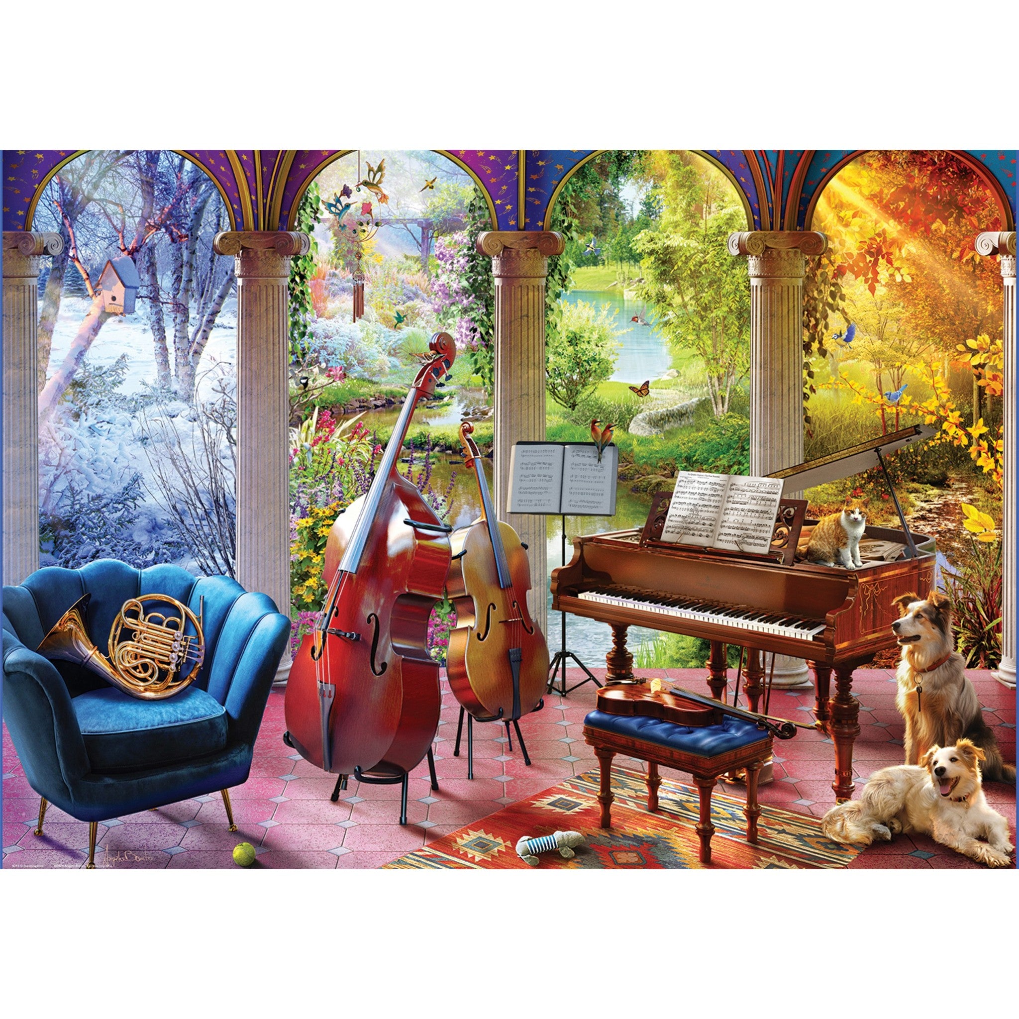 Four Seasons of Music 1000 Piece Puzzle