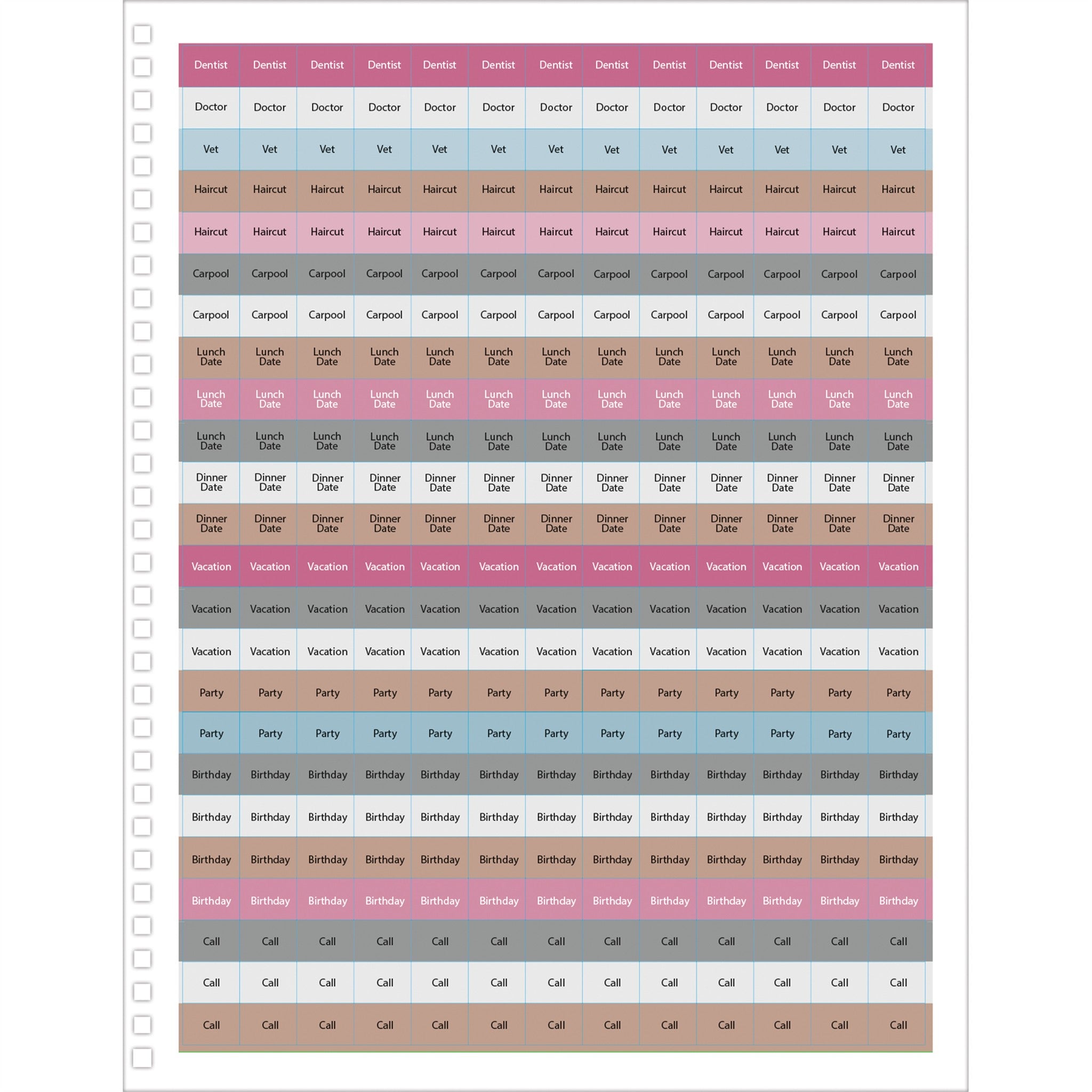 Watercolor Wonder 2026-2027 Engagement Calendar