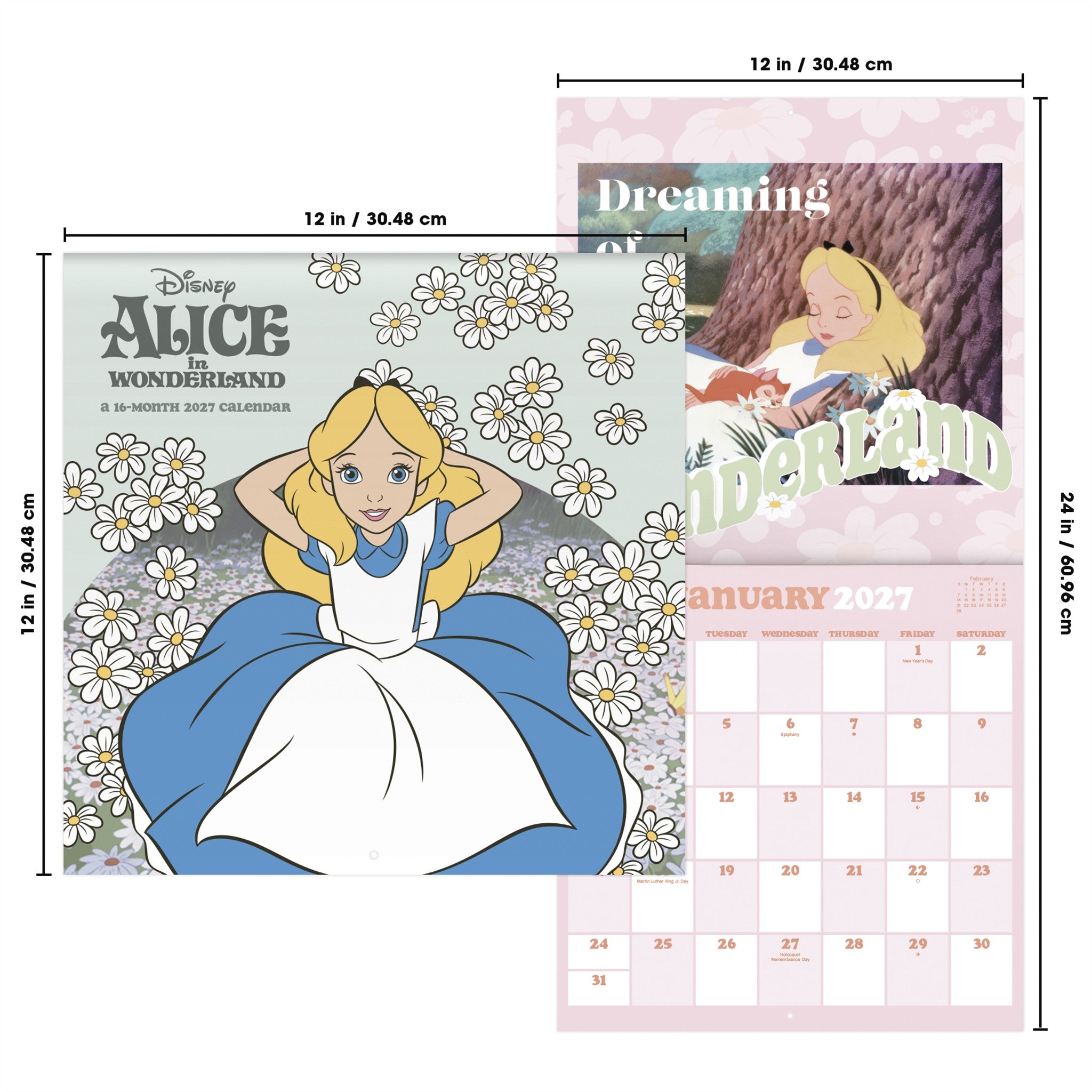 Alice in Wonderland 2027 Wall Calendar - Online Only